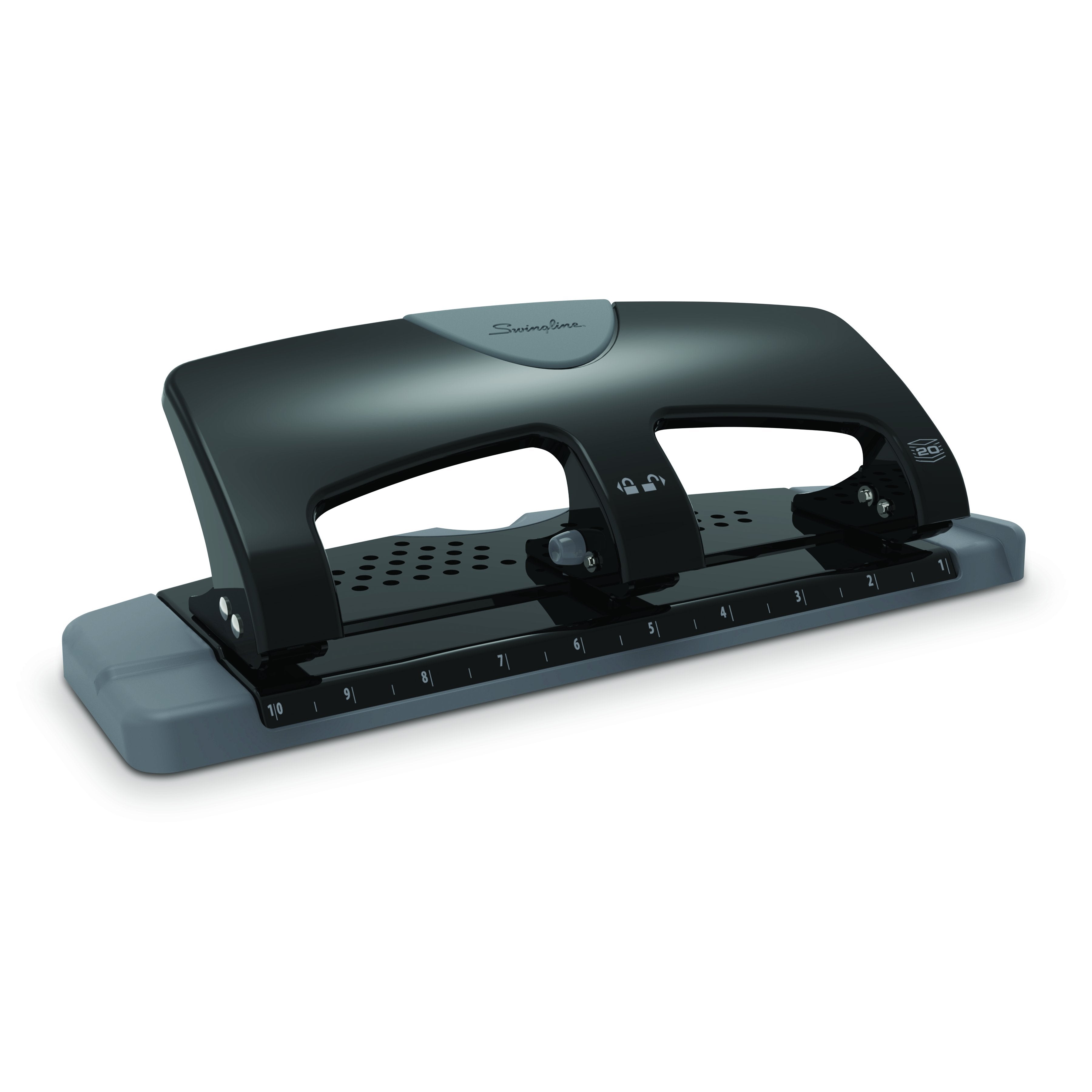 Swingline® SmartTouch™ 3-Hole Punch - 20 Sheet Effortless Punching