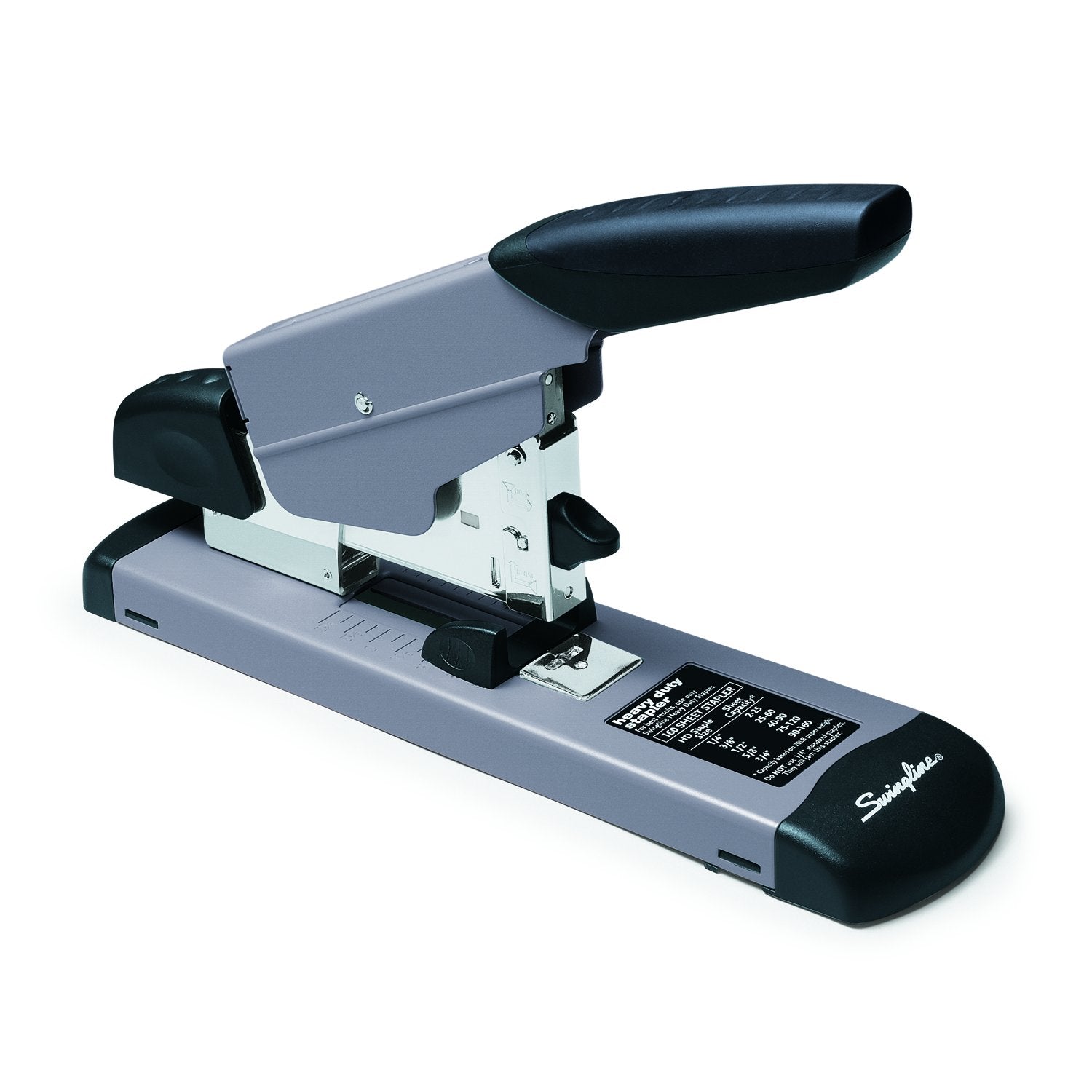 Swingline® Heavy Duty Stapler, Model 160, Black/Gray, 160 Sheet Capacity