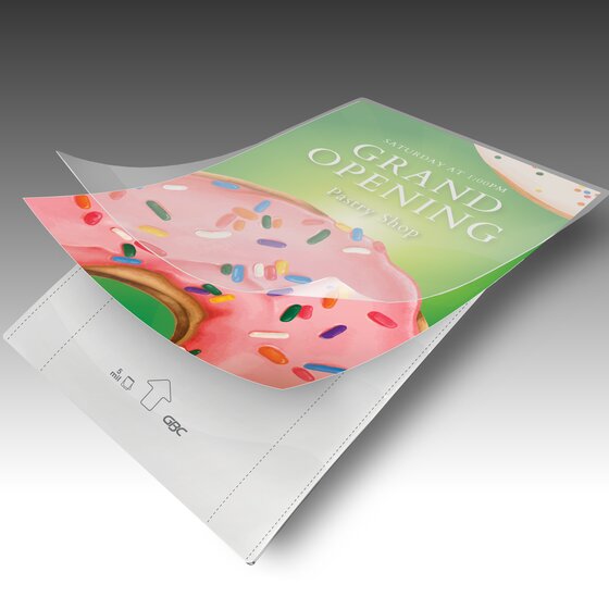 GBC EZUse UV Thermal Laminating Pouches - Letter Size, 5 mil, 100 Pouches Per Pack, 3 Packs (300 Total)