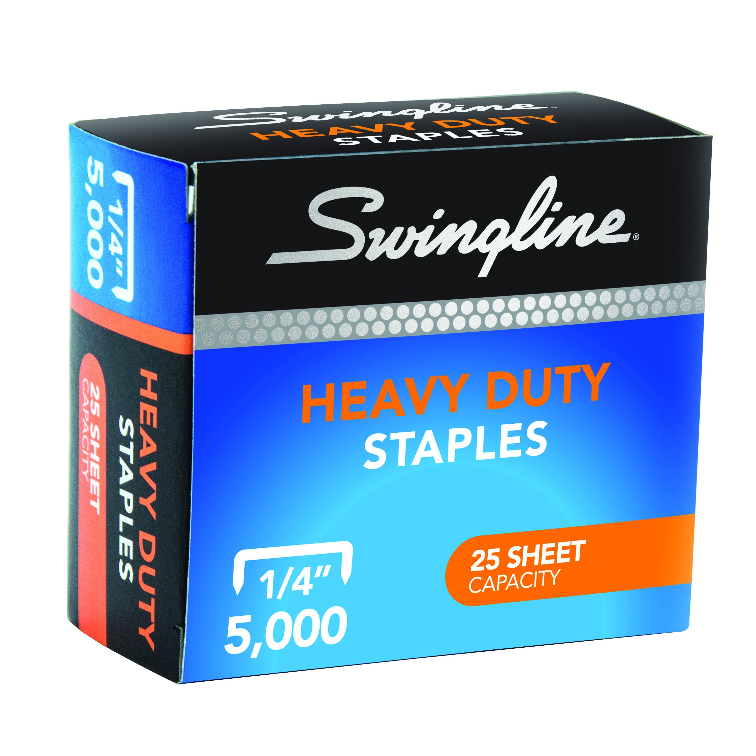 Swingline® Heavy Duty Staples, 1/4" Leg Length, 5,000/Box