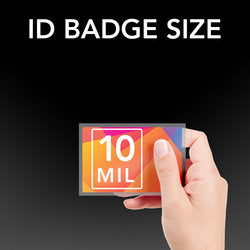 GBC HeatSeal Ultra Clear Laminating Pouches - ID Badge Size