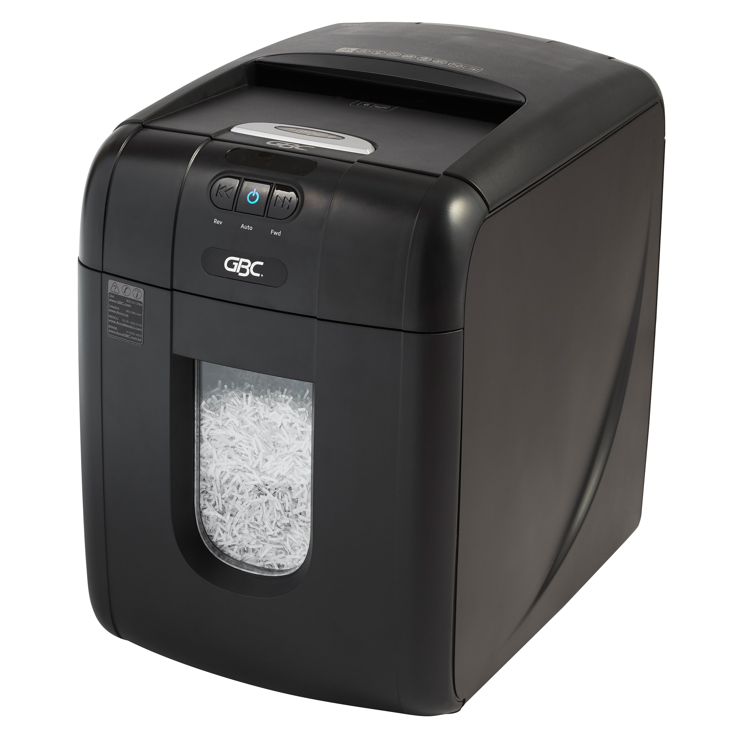 GBC Stack and Shred 300X AutoFeed P-4 Cross Cut Commercial Shredder -  WSM1757608