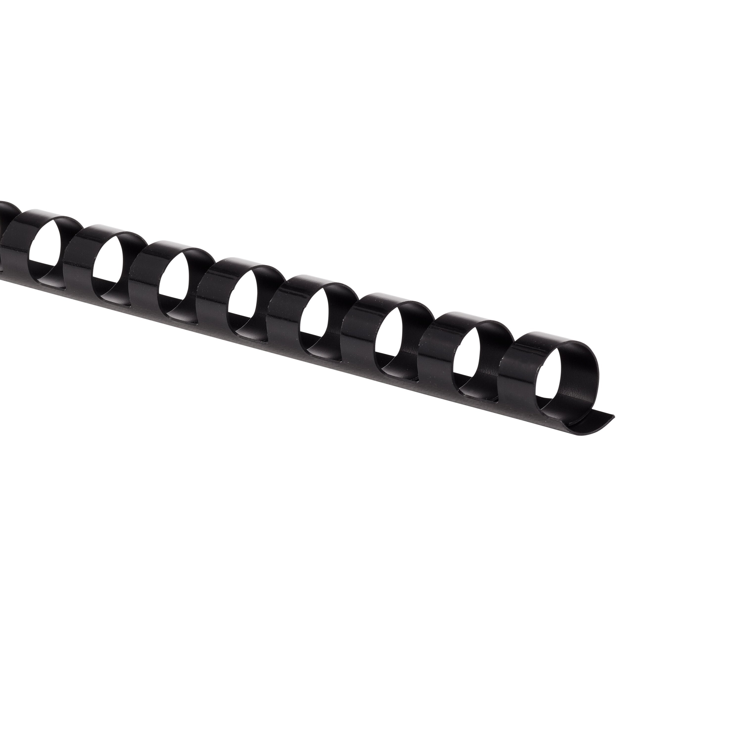 Mead CombBind 3/8" Black Binding Spines (125 Pack)