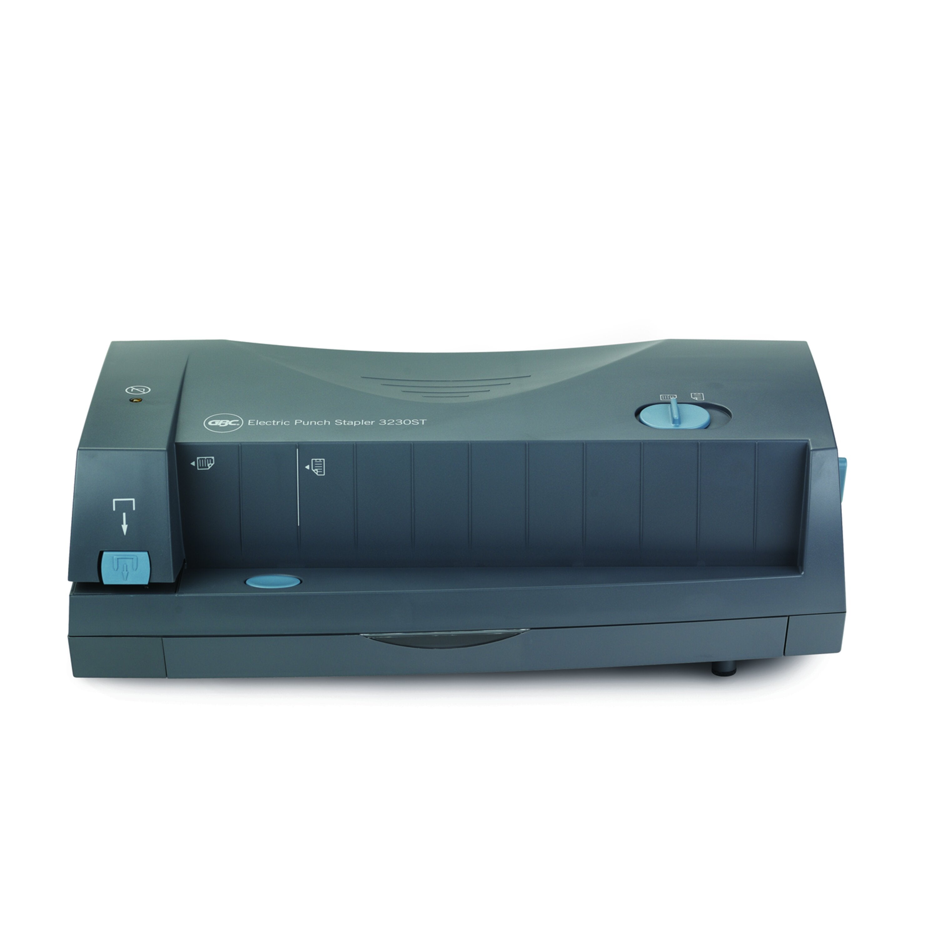 GBC® 3230ST Electric Punch/Stapler, 2-3 Holes, Adjustable Centers, 24 Sheets