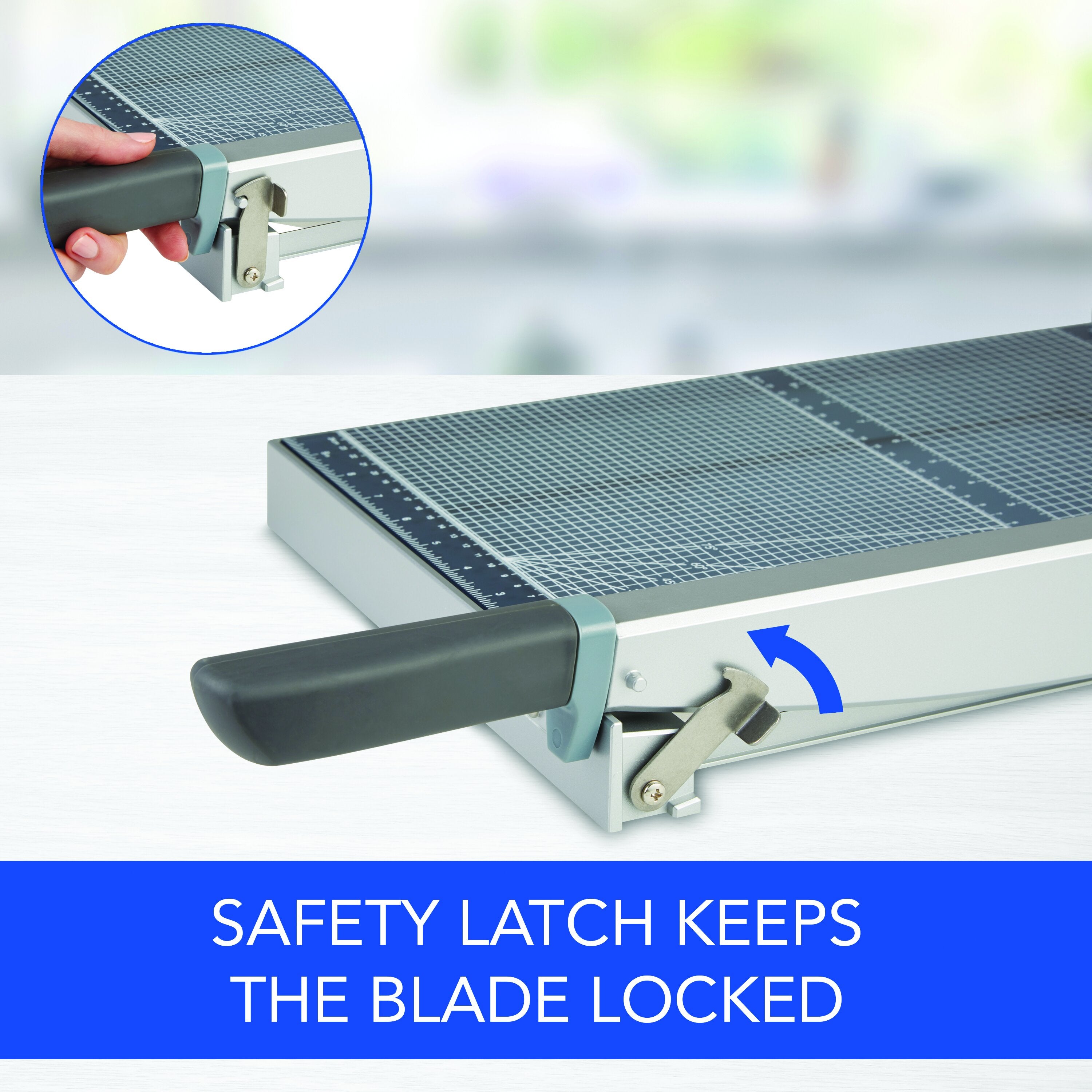 Swingline® ClassicCut® 1515G Guillotine Trimmer - EdgeGlow Glass - 15" - 15 Sheets