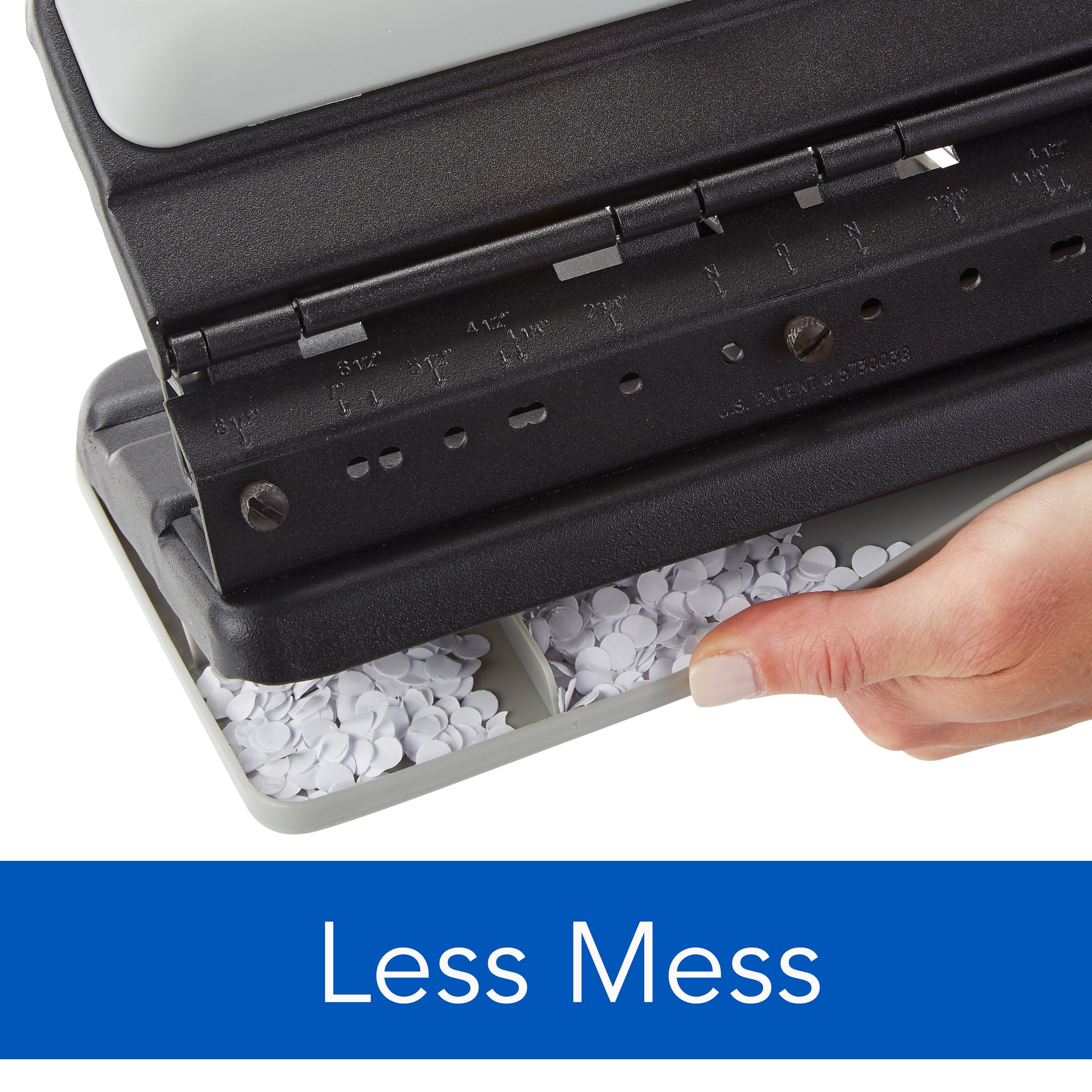 Swingline® Easy Touch™ Heavy Duty Punch, 2-7 Holes, Adjustable Centers, 32 Sheets