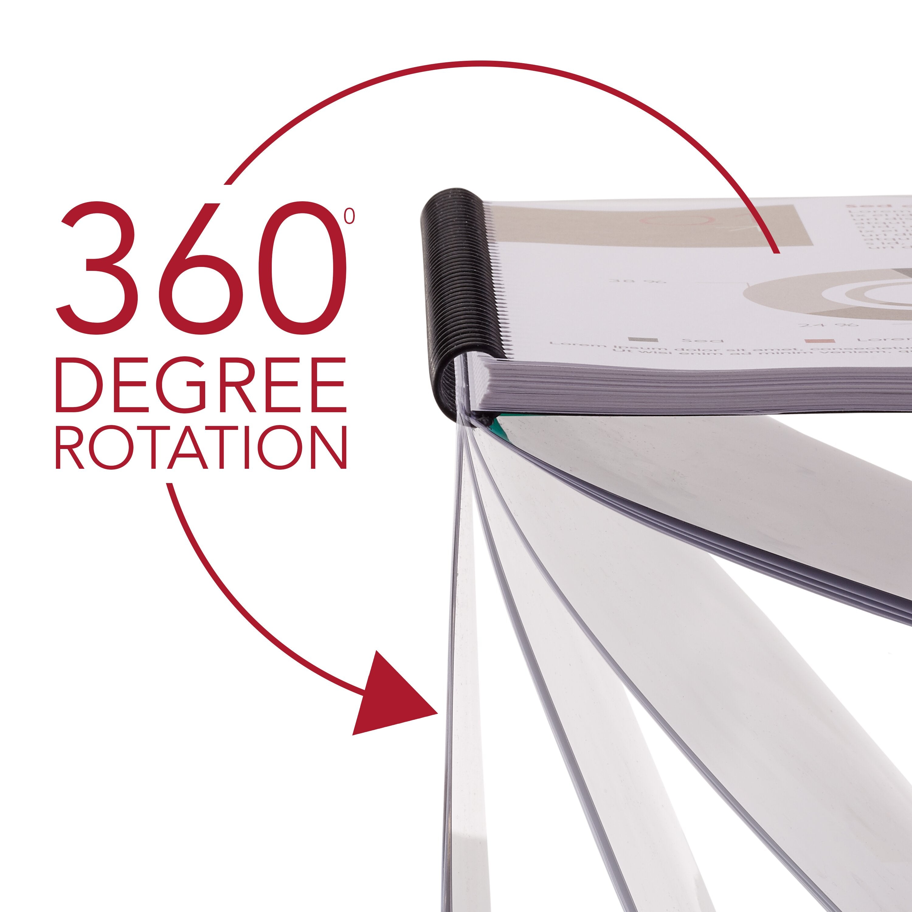 GBC ProClick Binding Spines 5/16" Black 25-Pack