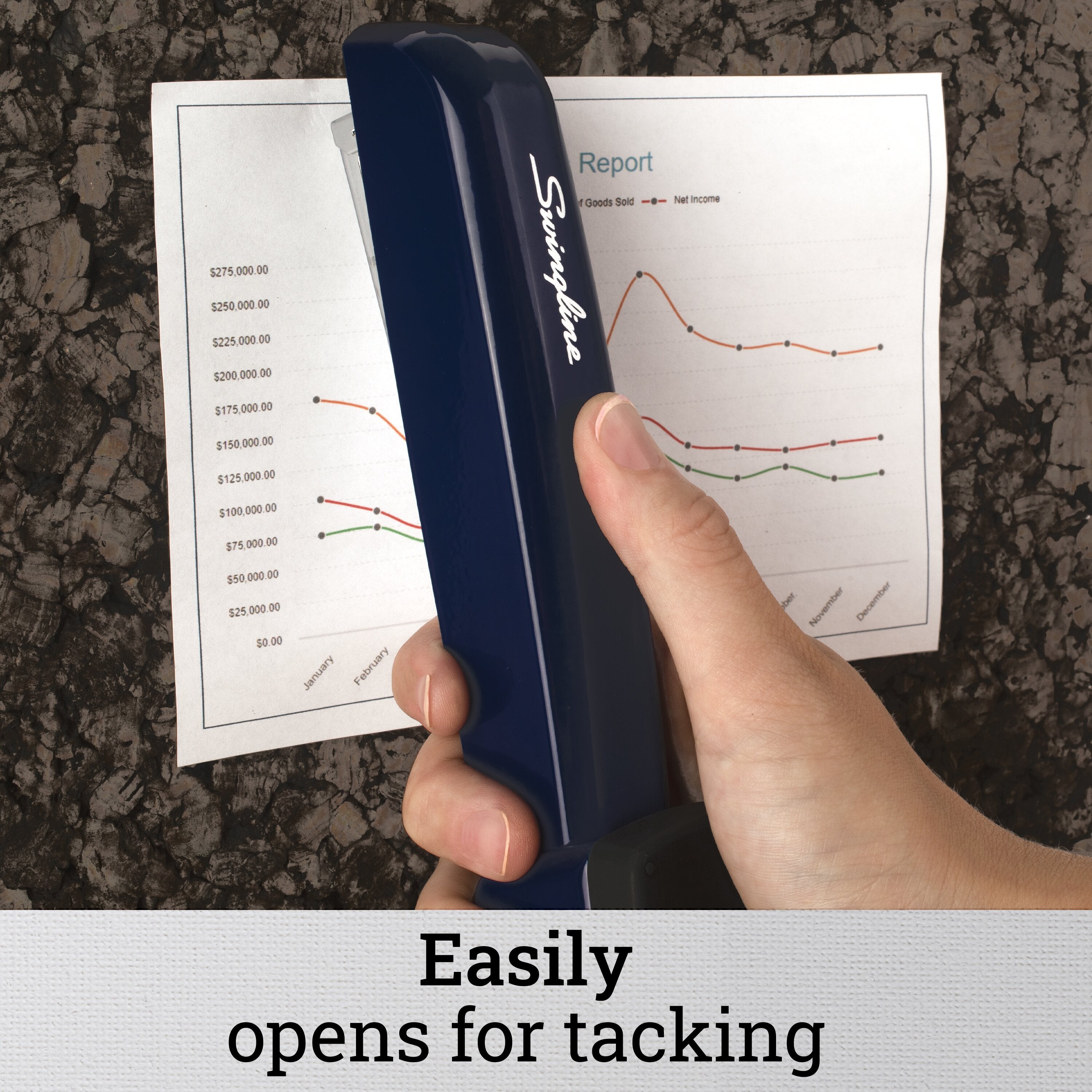 Swingline® 747® Business Stapler - Royal Blue - 30 Sheet Capacity