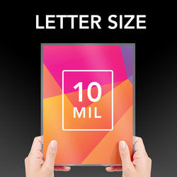 GBC HeatSeal Crystal Clear Laminating Pouches - Letter Size