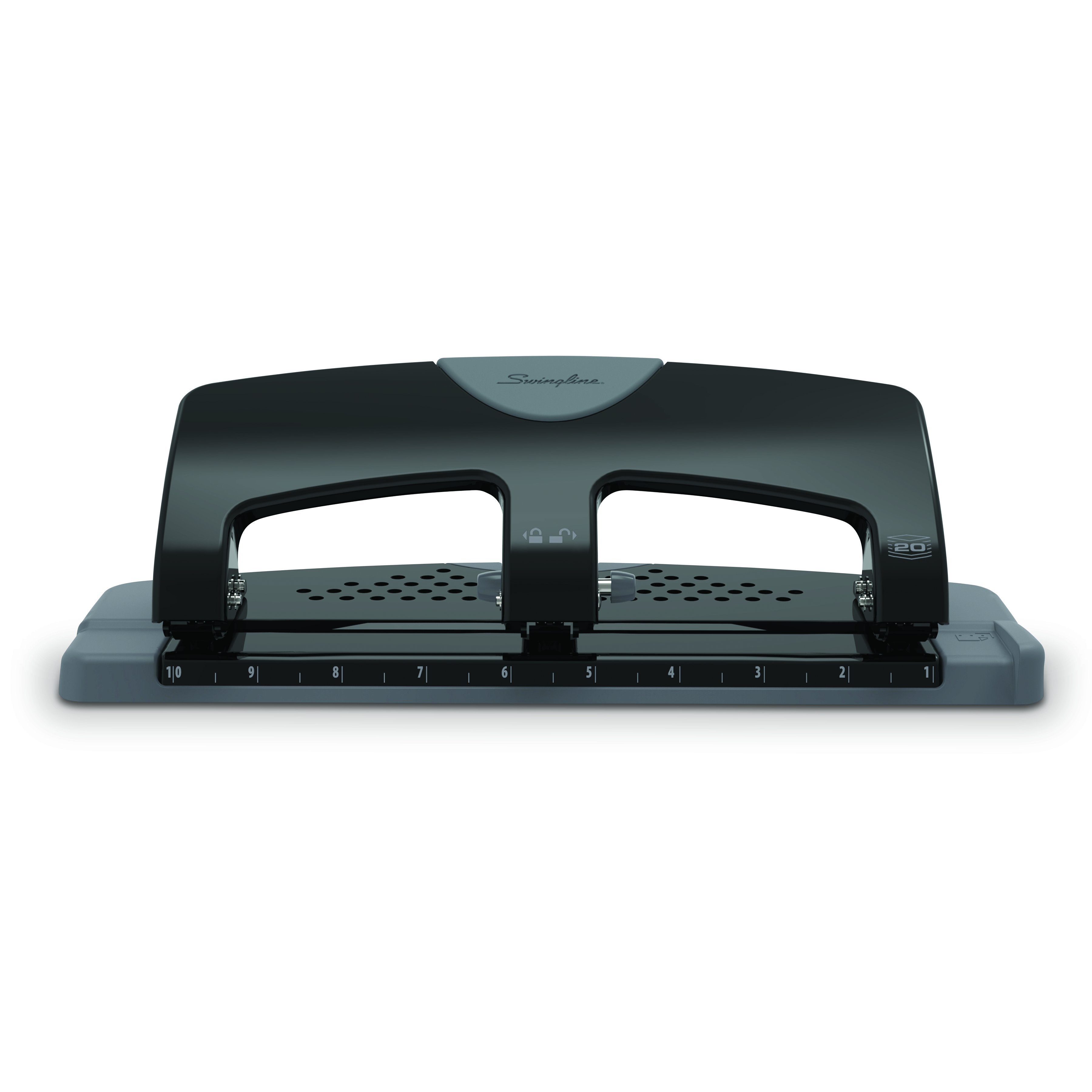 Swingline® SmartTouch™ 3-Hole Punch - 20 Sheet Effortless Punching