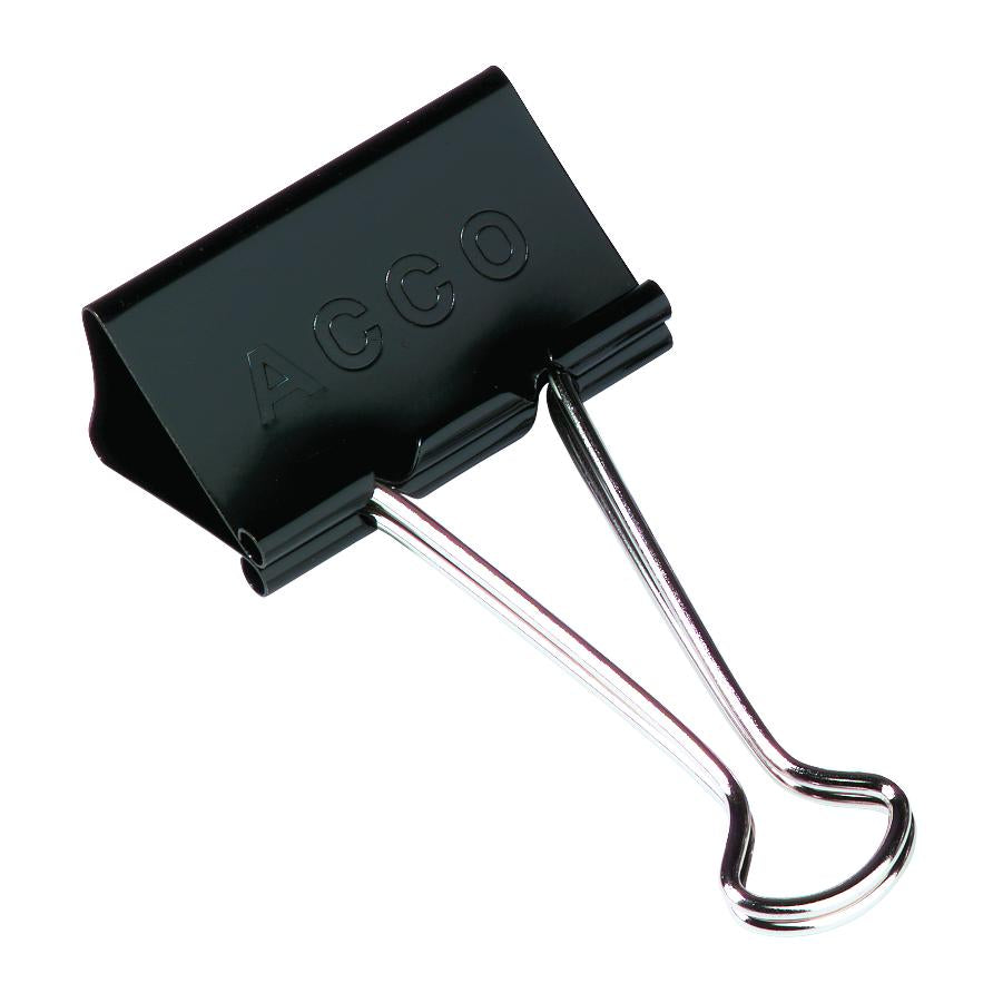 ACCO Large Binder Clips - Model: LBC-12 - Box of 12