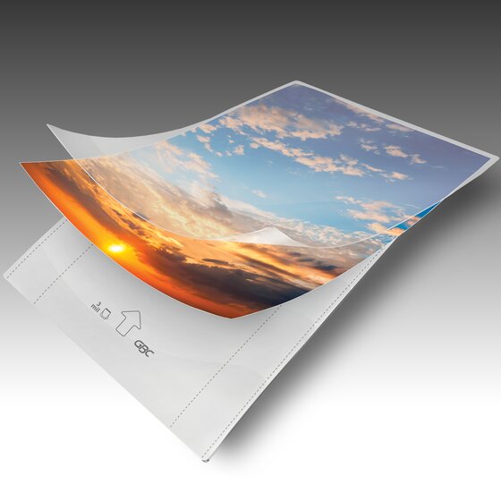GBC EZUse UV Thermal Laminating Pouches -  Letter Size, 3 mil, 100 Pouches Per Pack, 12 Packs (1200 Total)