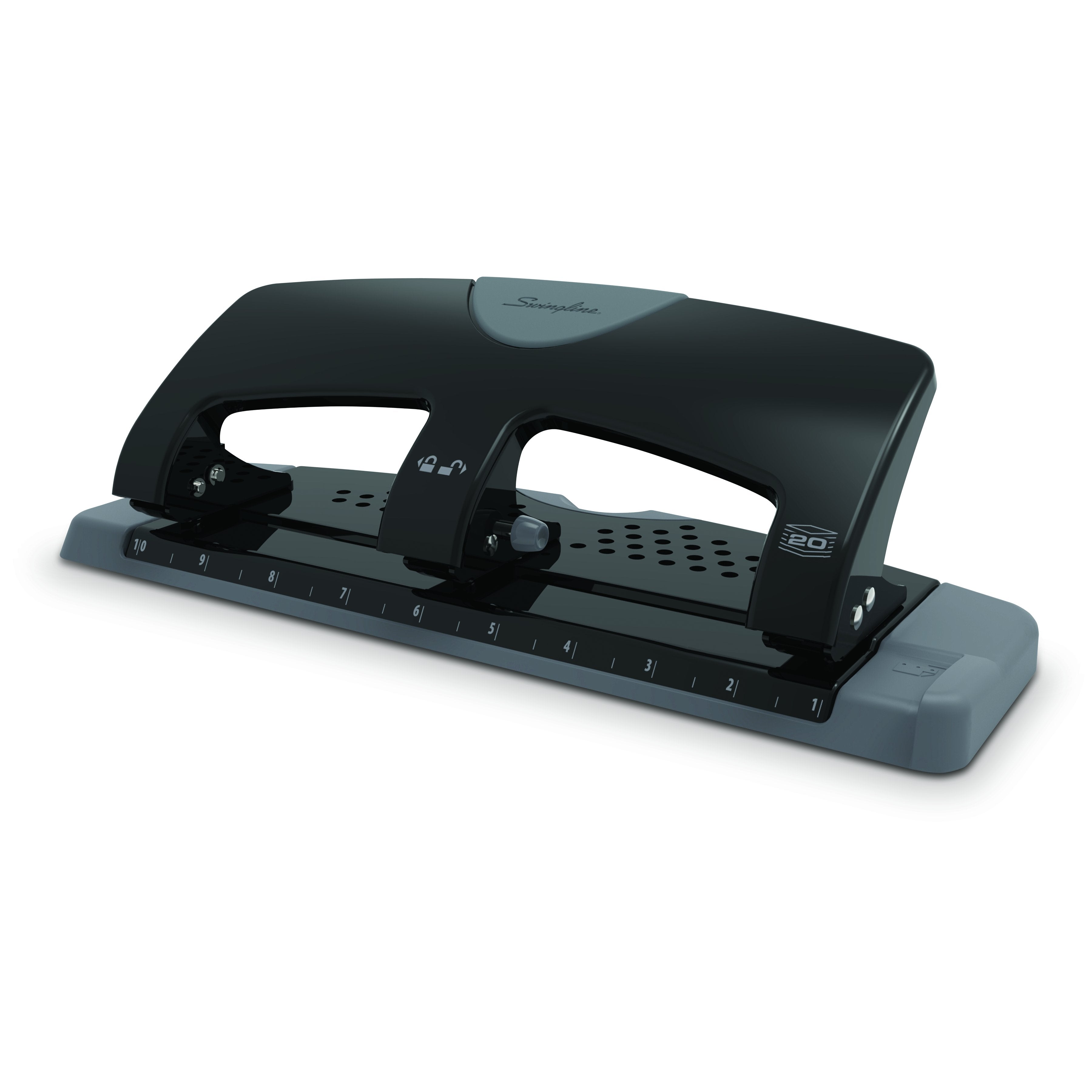 Swingline® SmartTouch™ 3-Hole Punch - 20 Sheet Effortless Punching