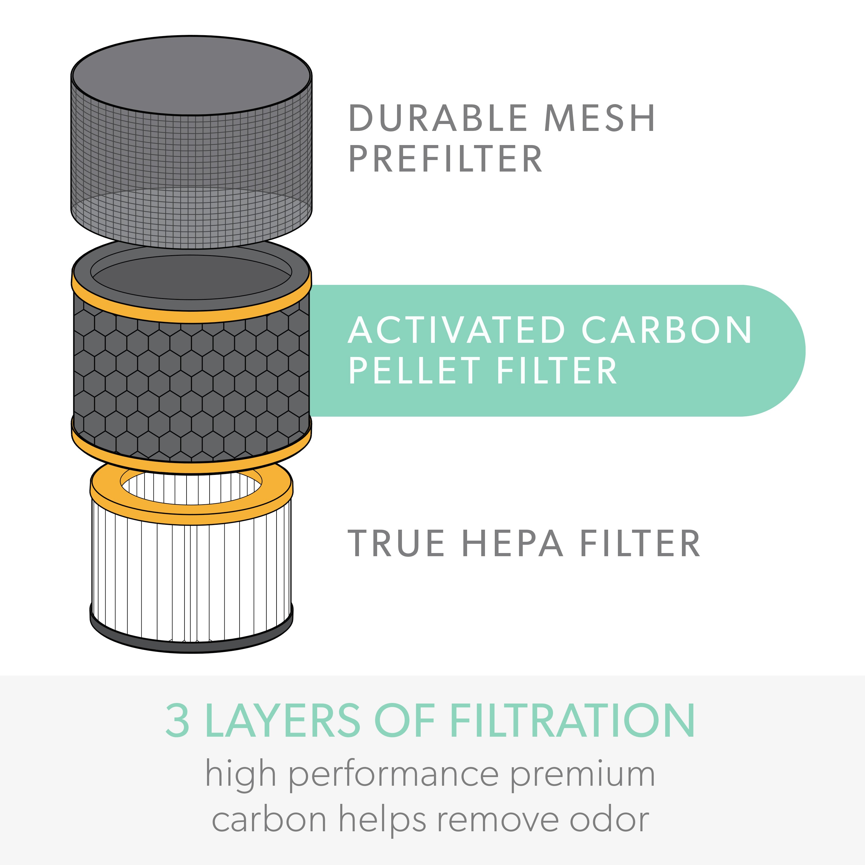 DuPont Odor & VOC Filter with True HEPA