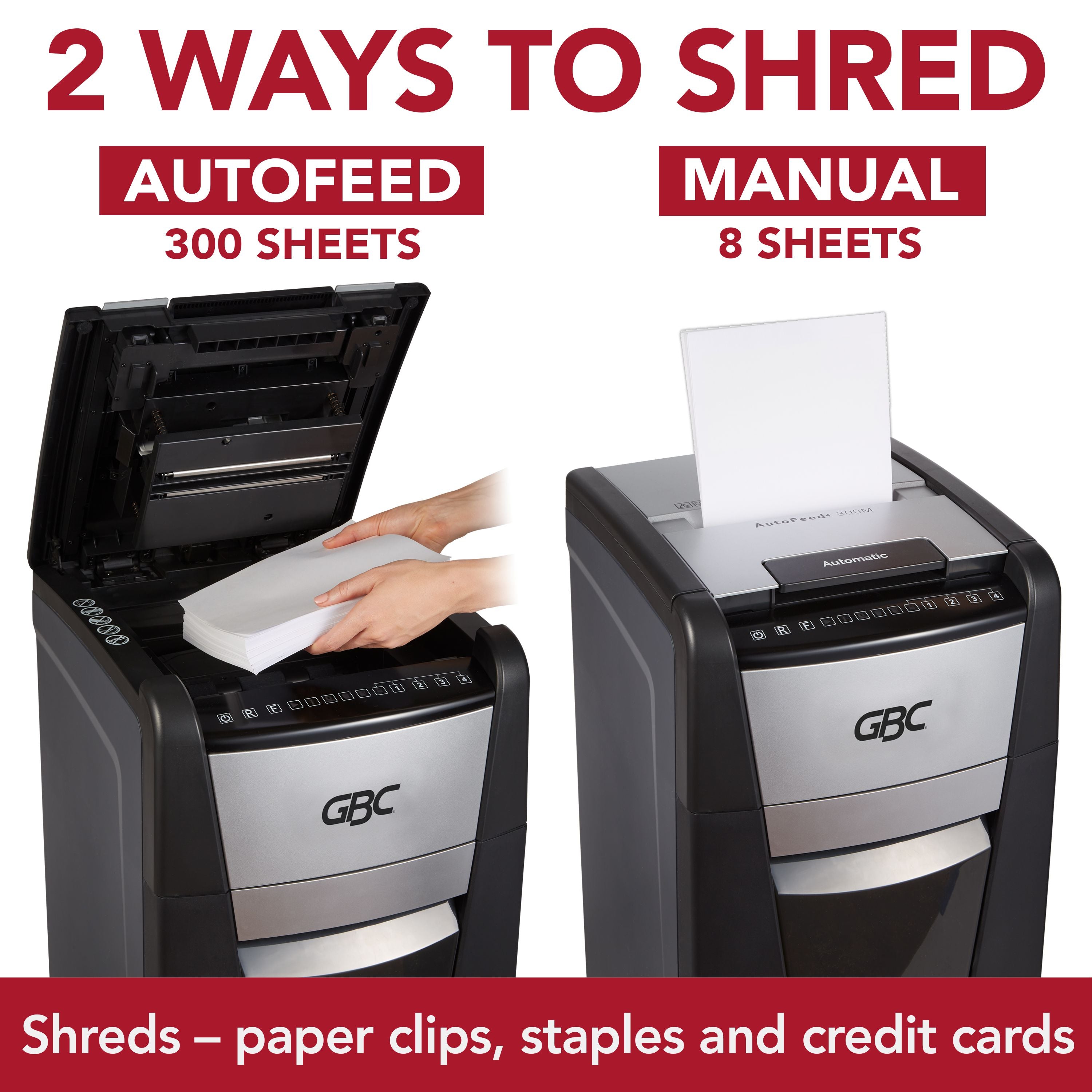 GBC 300M Office Autofeed+ Shredder