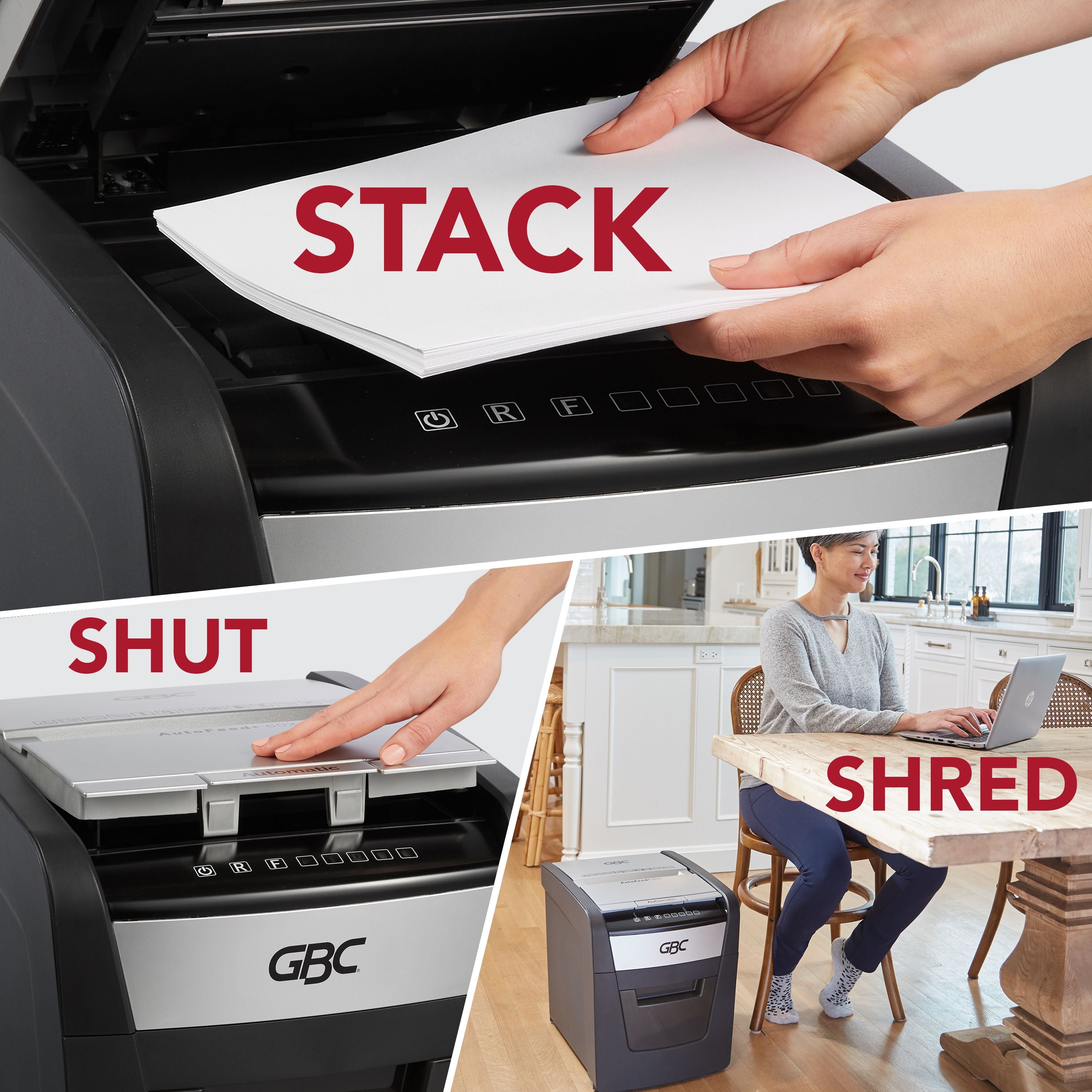 GBC 60X Personal Autofeed+ Shredder