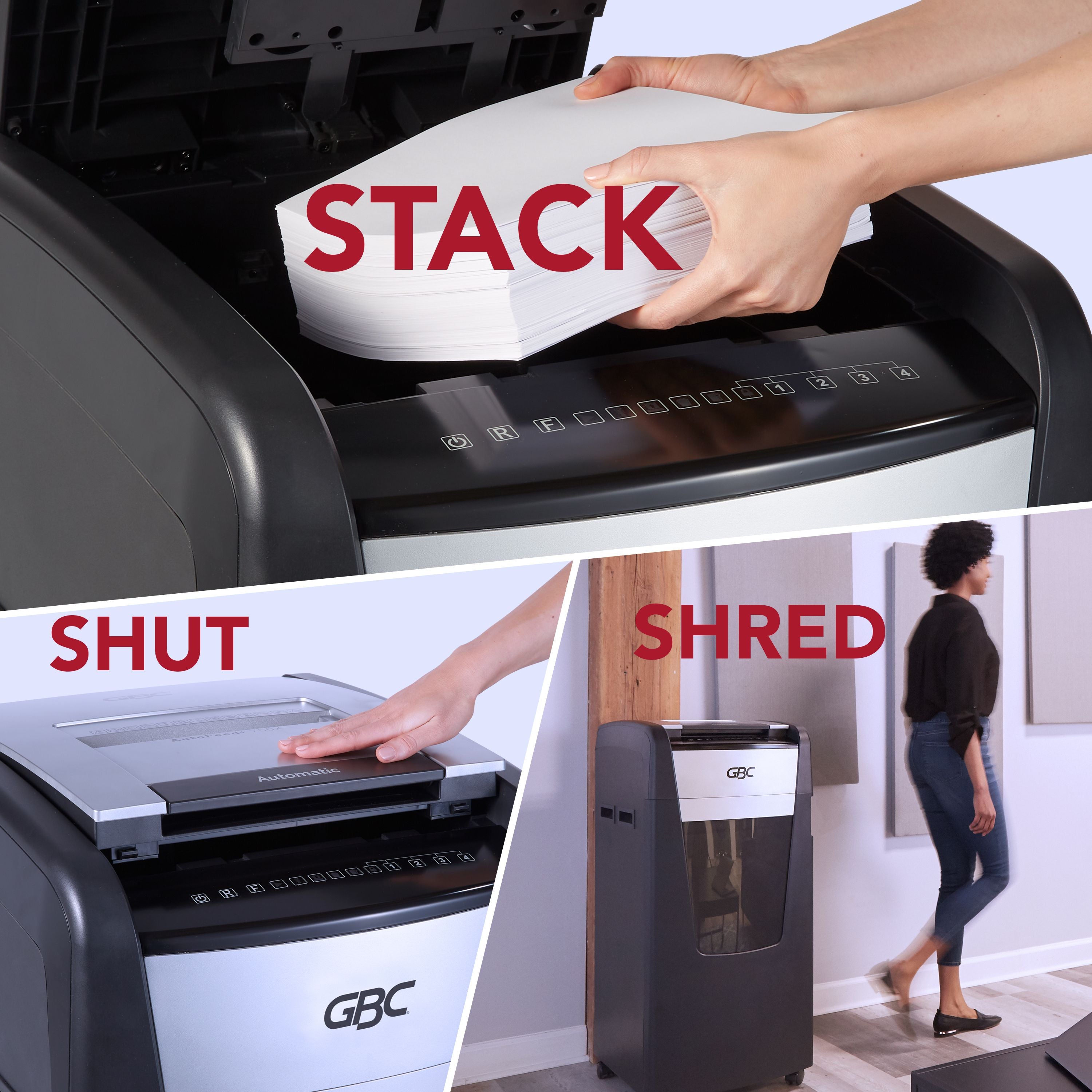 GBC 750M Commercial Autofeed+ Shredder