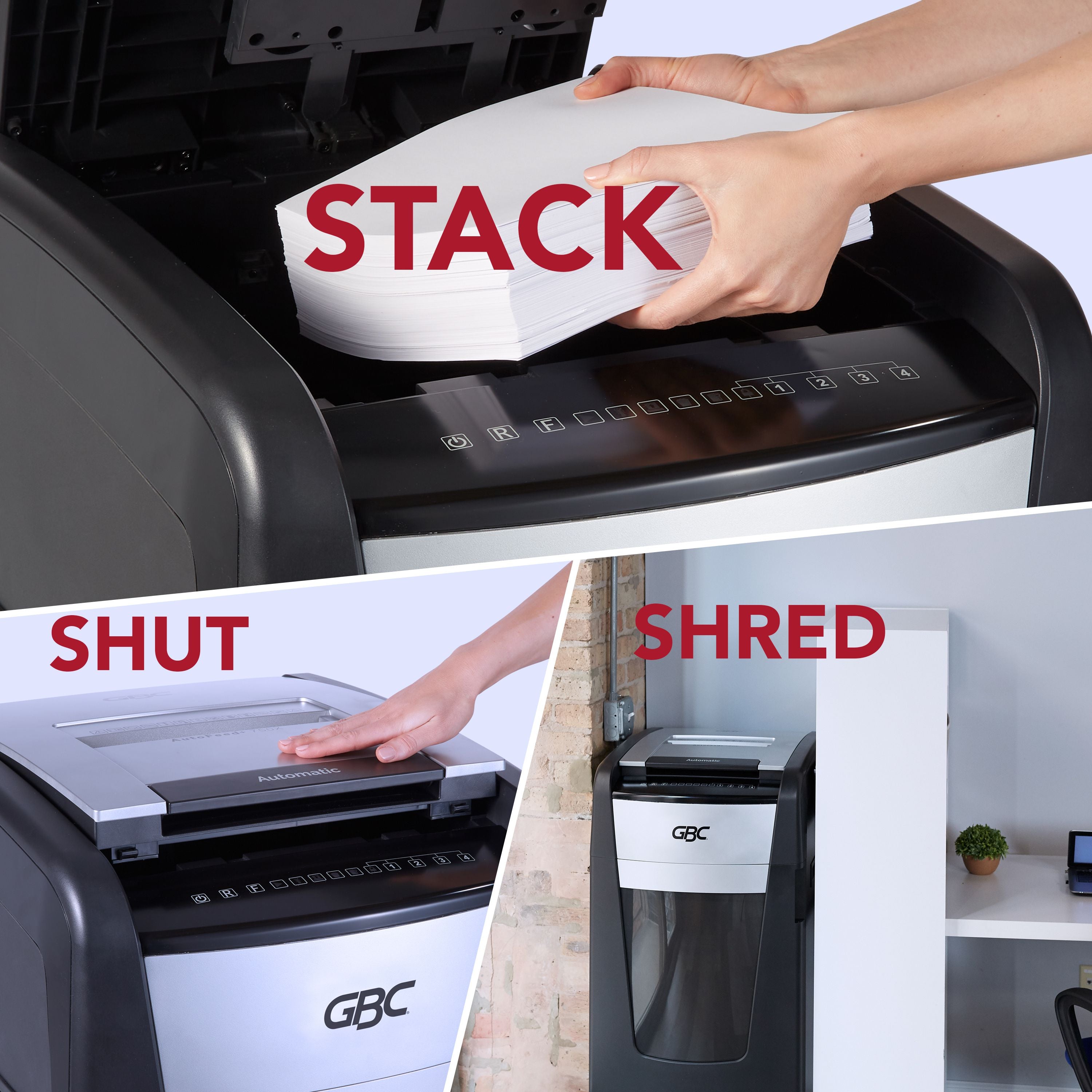 GBC 750X Commercial Autofeed+ Shredder