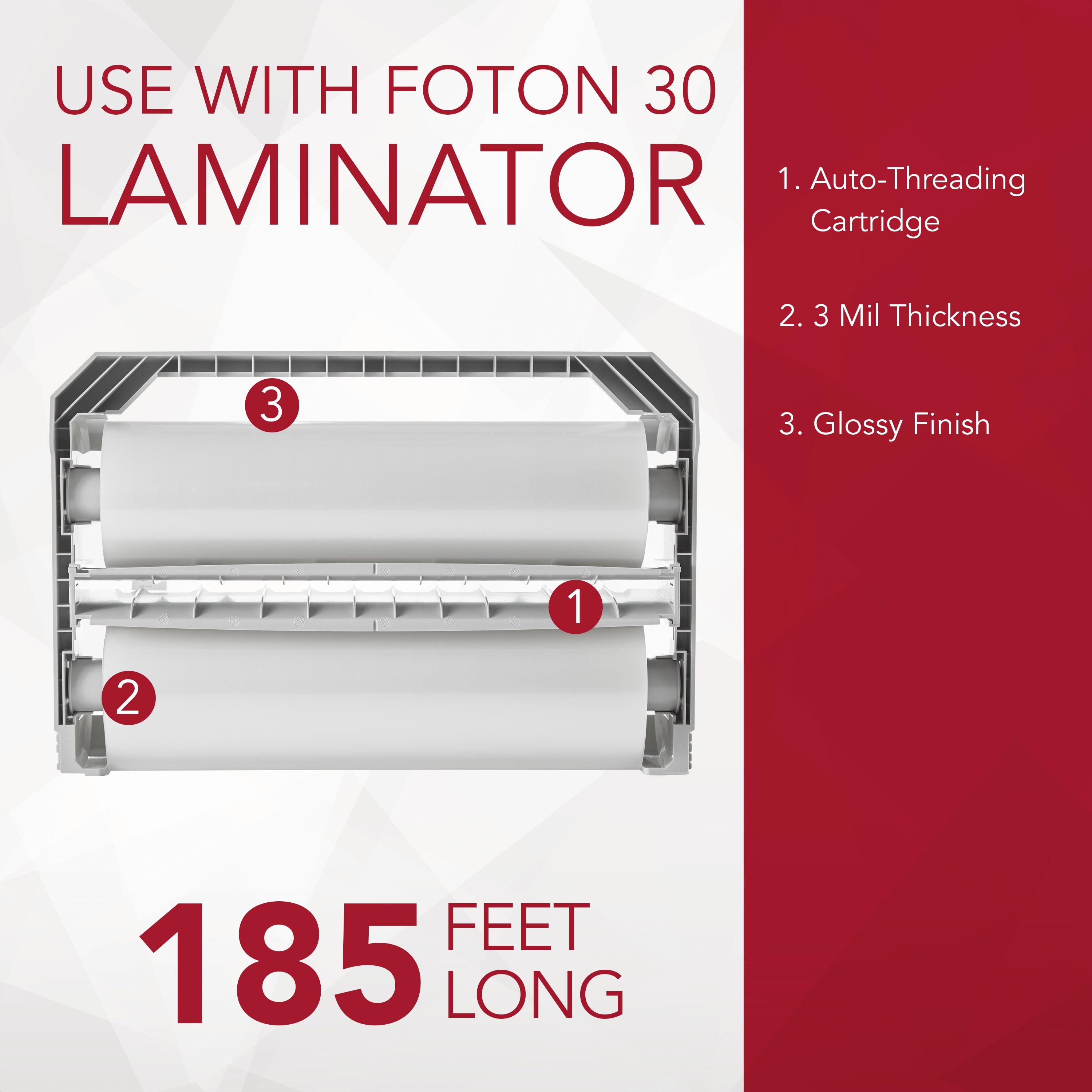 GBC Foton 30 Laminating Film Cartridges