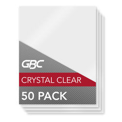 GBC HeatSeal Crystal Clear Laminating Pouches - Legal Size