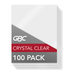 GBC HeatSeal Crystal Clear Laminating Pouches - Letter Size