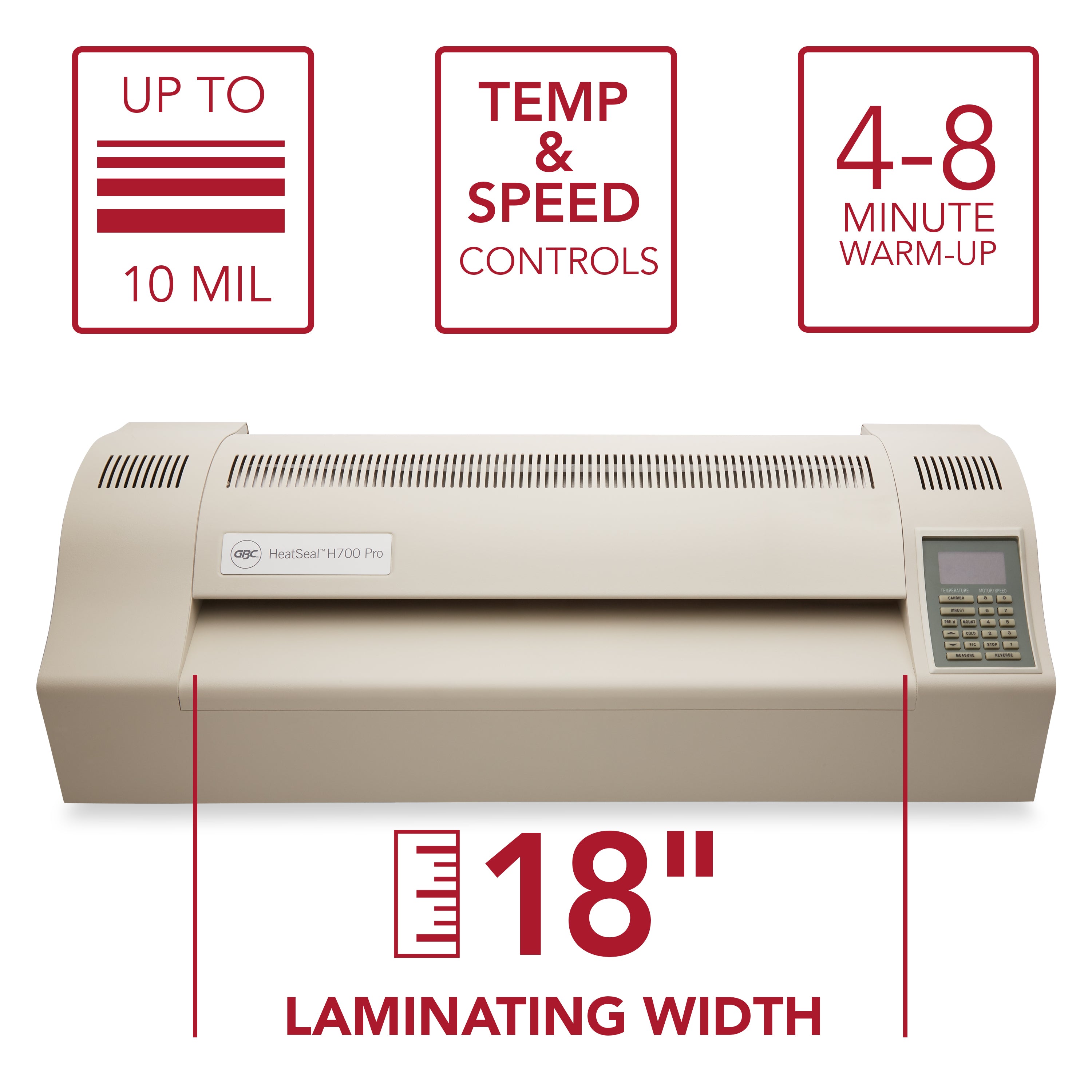 GBC HeatSeal H700 Pro 18" Pouch Laminator