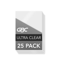 GBC HeatSeal Ultra Clear Laminating Pouches - ID Badge Size