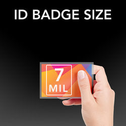 GBC HeatSeal Ultra Clear Laminating Pouches - ID Badge Size