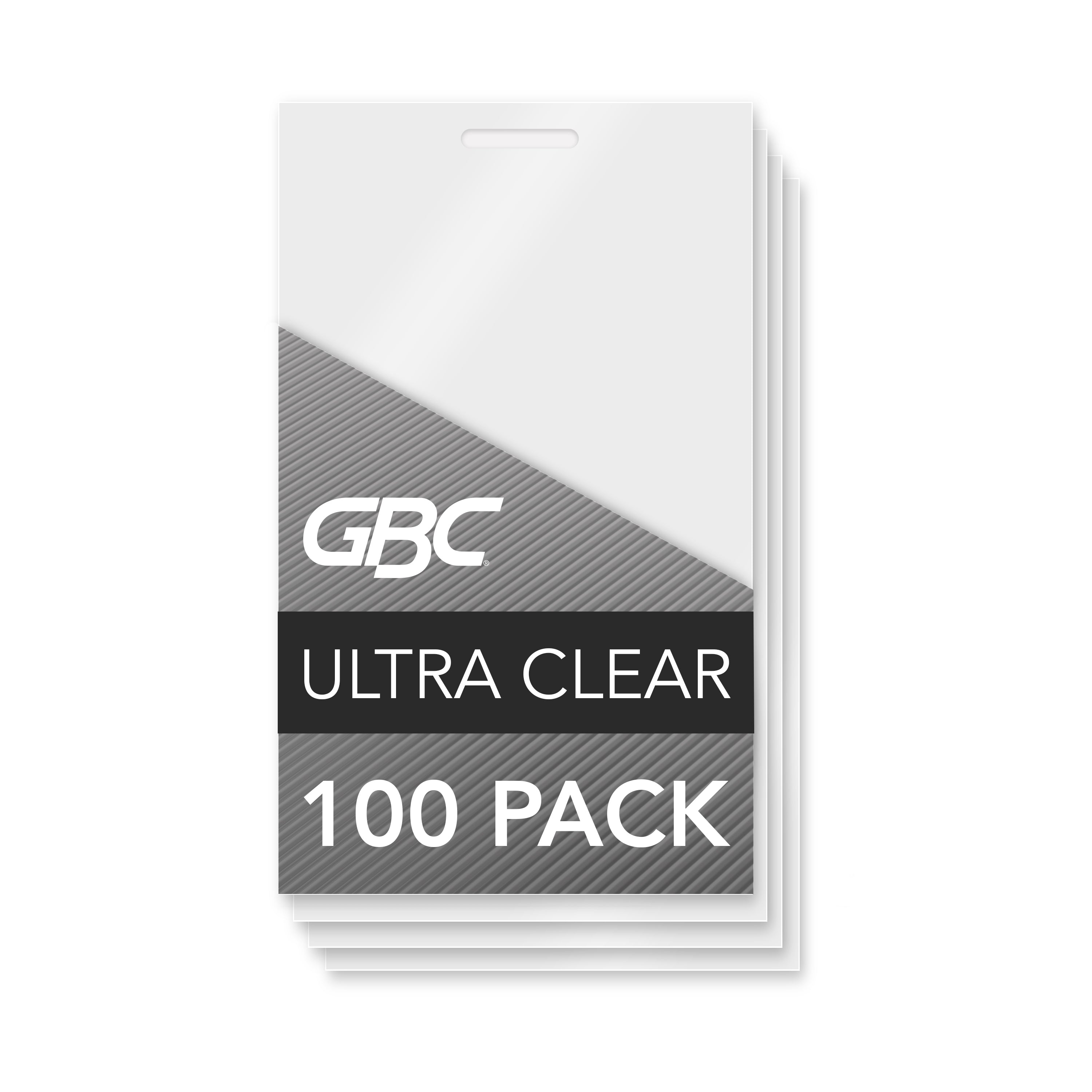 GBC HeatSeal Ultra Clear Laminating Pouches - Luggage Tag Size