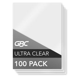 GBC HeatSeal Ultra Clear Laminating Pouches - Menu Size