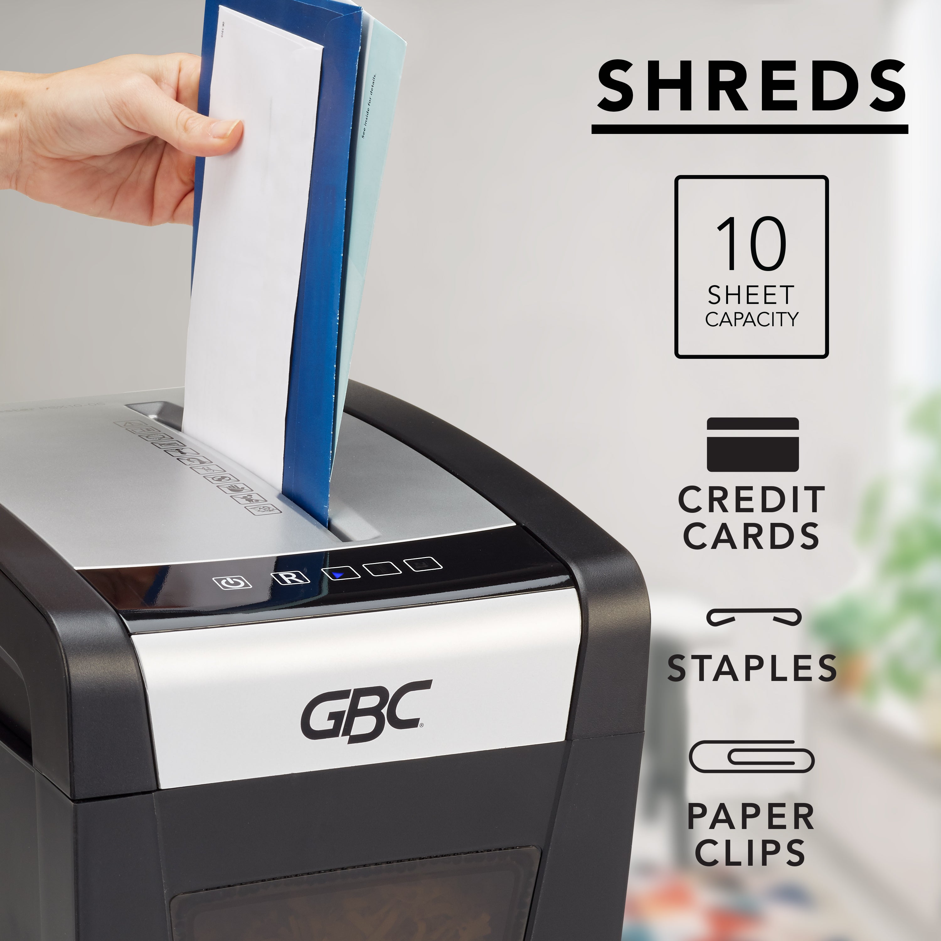 GBC ShredMaster PSX10-06 Micro Cut Shredder