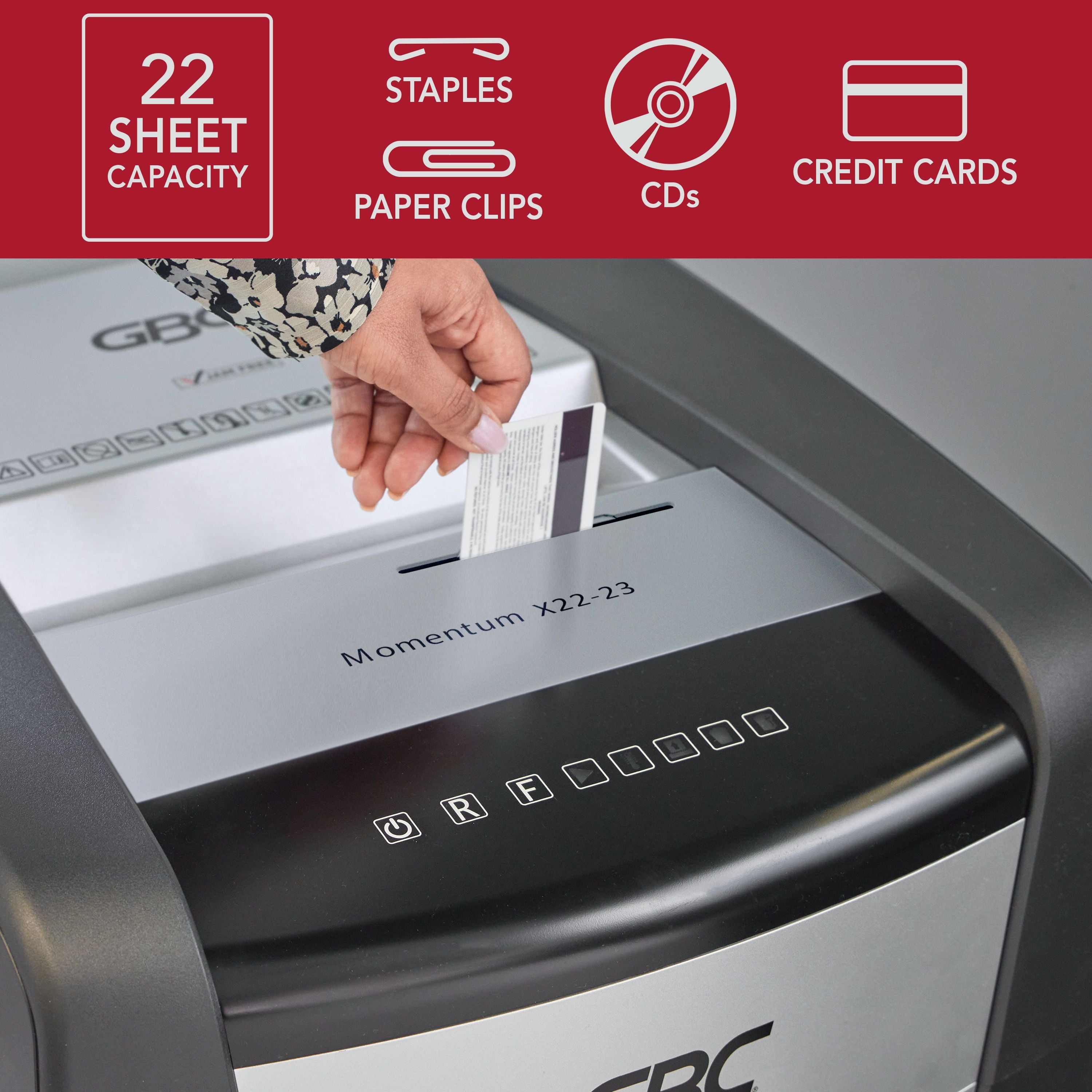 GBC X22-23 Momentum Paper Shredder