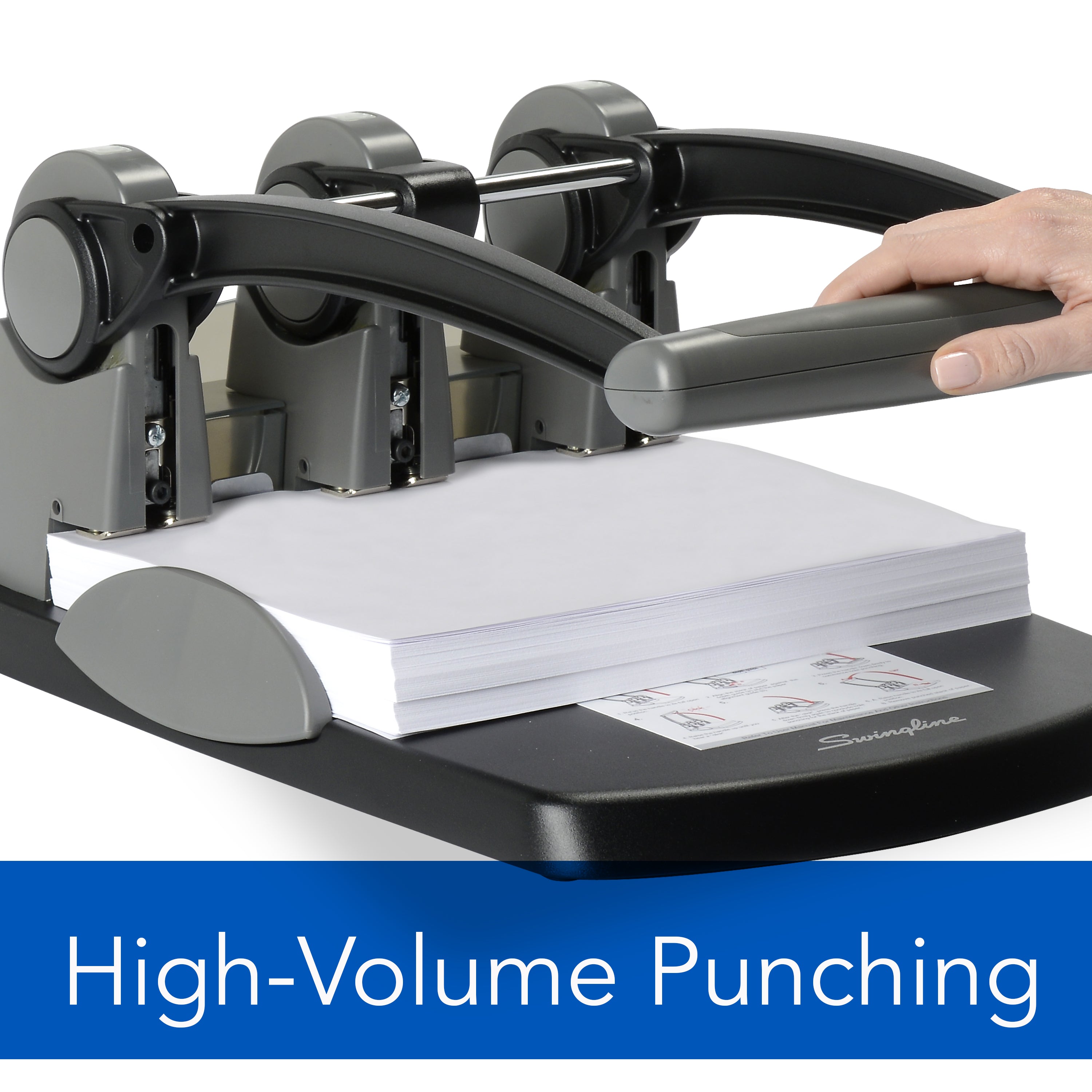 Swingline GBC Extra High Capacity 3-Hole Punch Machine