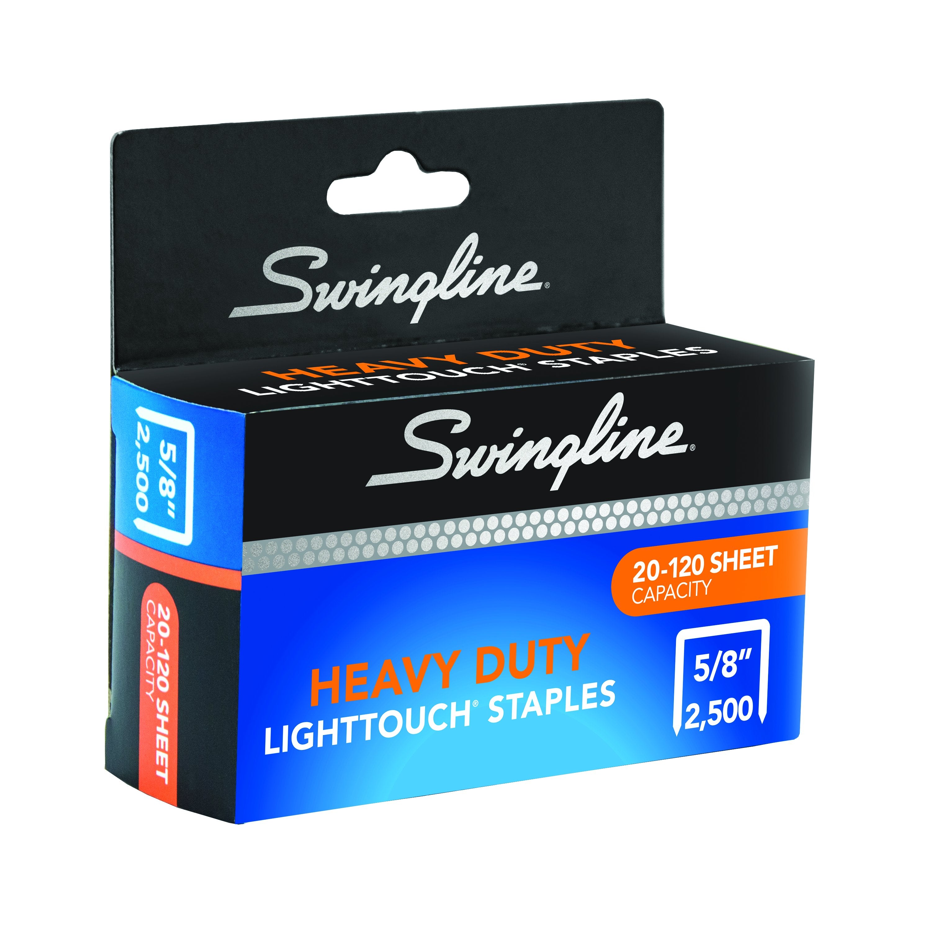 Swingline® LightTouch® Heavy Duty Staples - 5/8" Leg Length - 2,500 Staples/Box