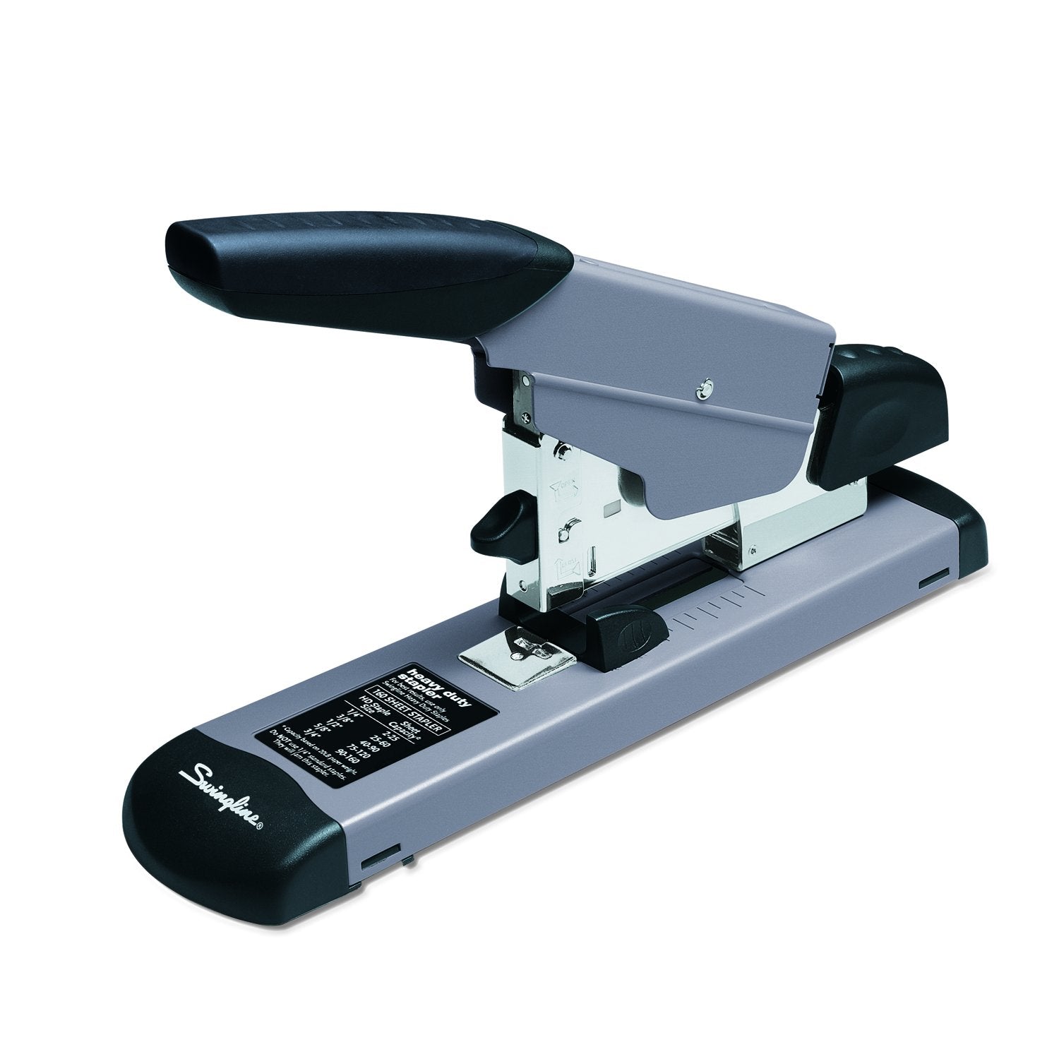 Swingline® Heavy Duty Stapler, Model 160, Black/Gray, 160 Sheet Capacity