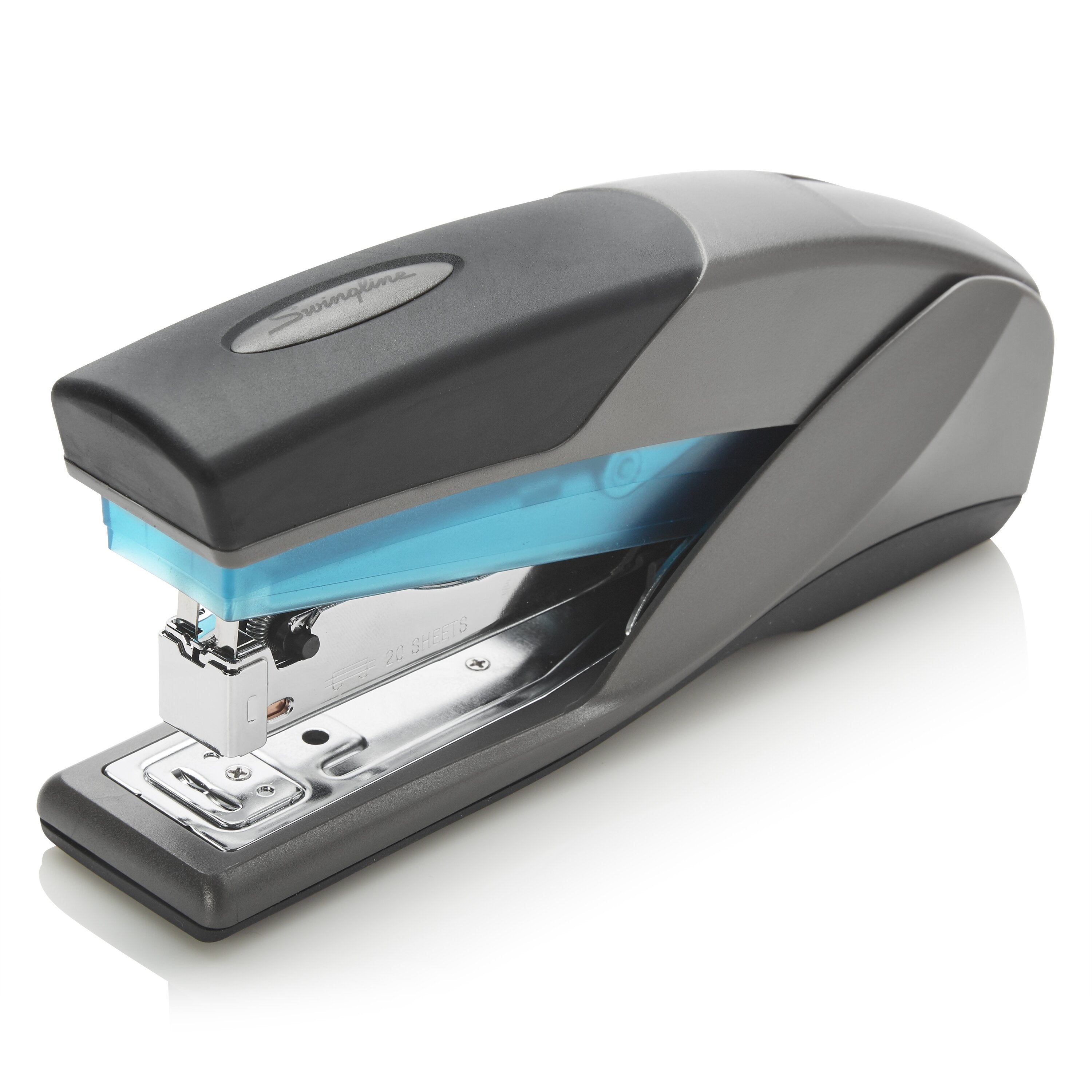 Swingline® Optima® 25 Stapler - Blue/Gray, 25 Sheets