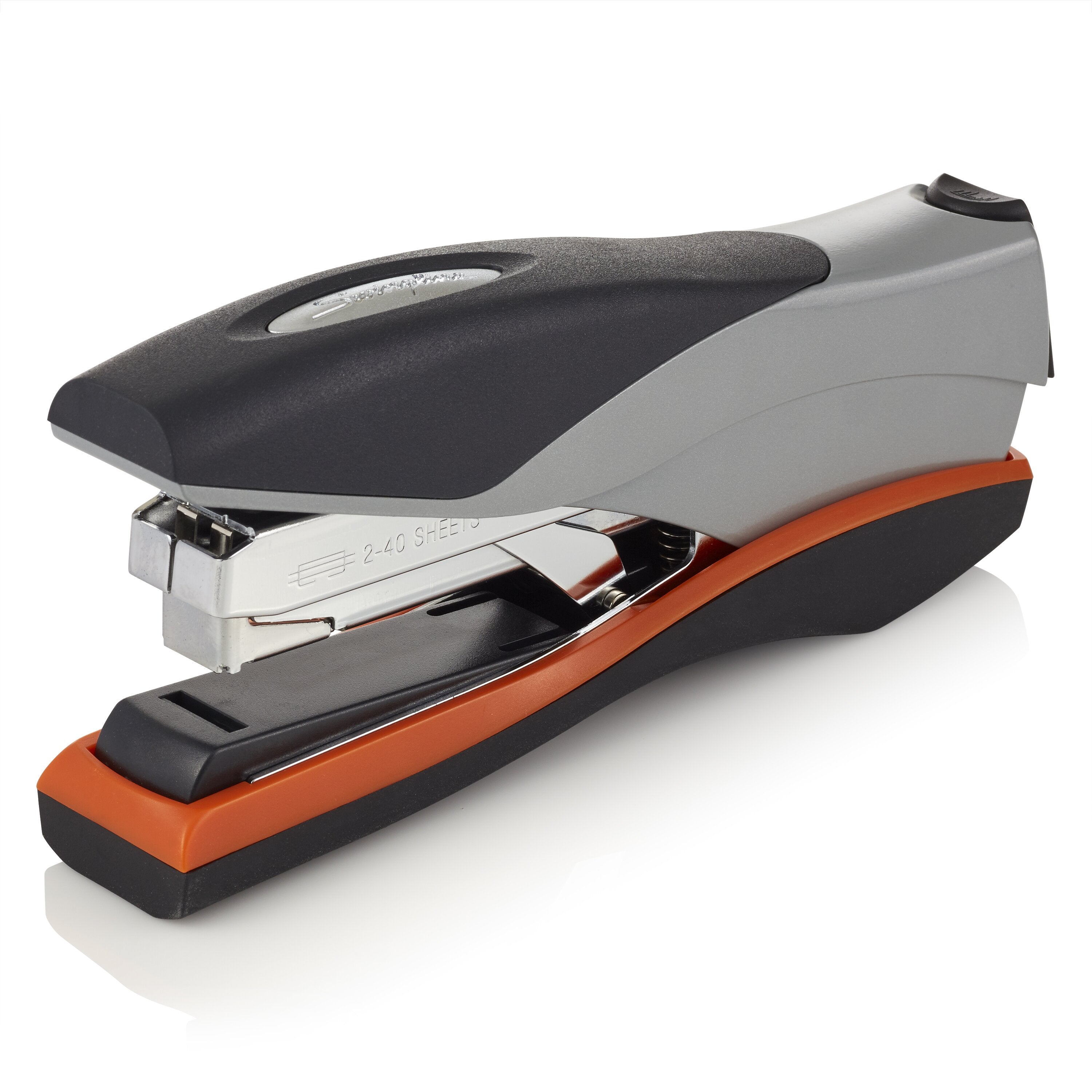 Swingline® Optima® 40 Desk Stapler, Silver, 40 Sheets, Reduced Effort