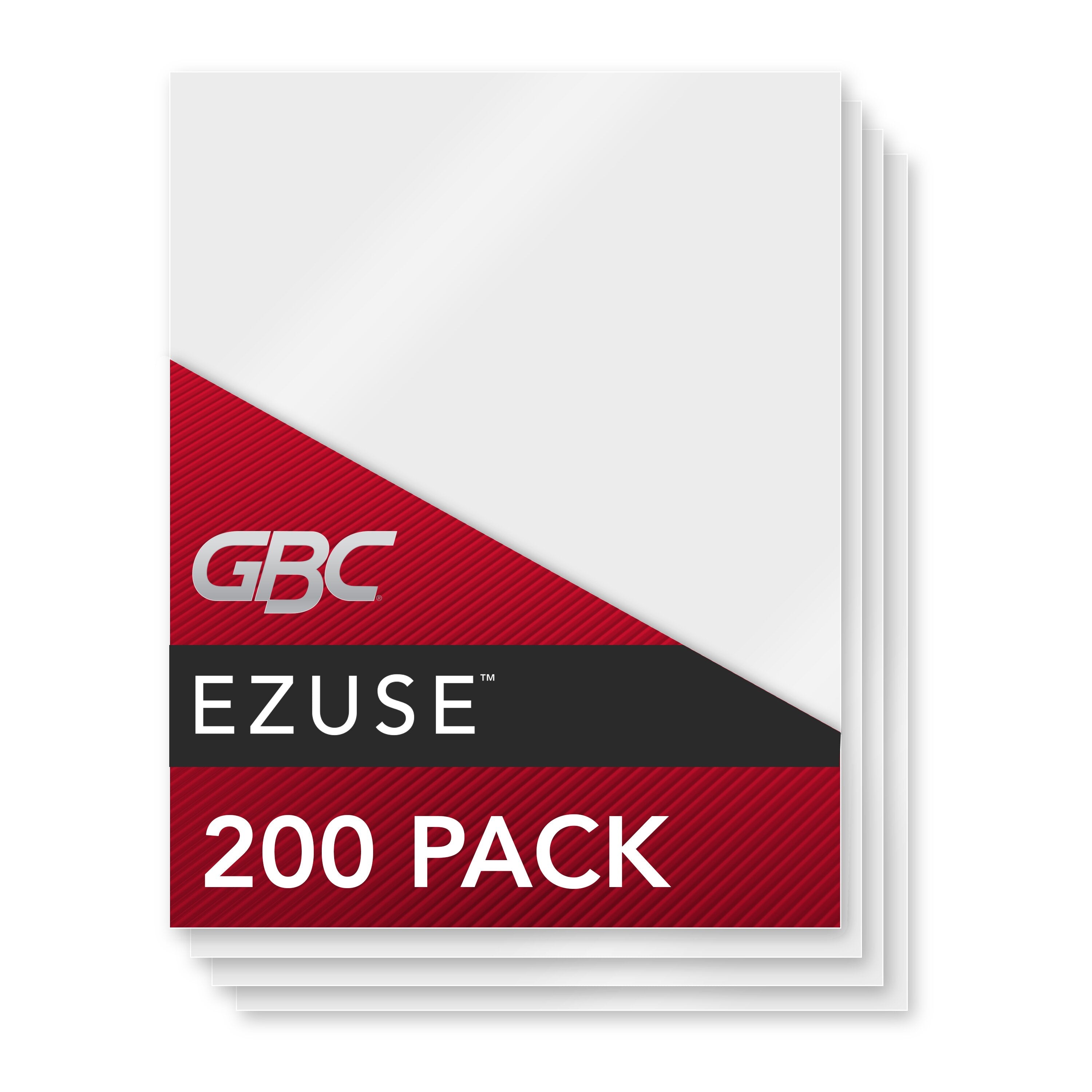 GBC EZUse Speed Pouches - Letter Size, 5 mil, 200 Pack