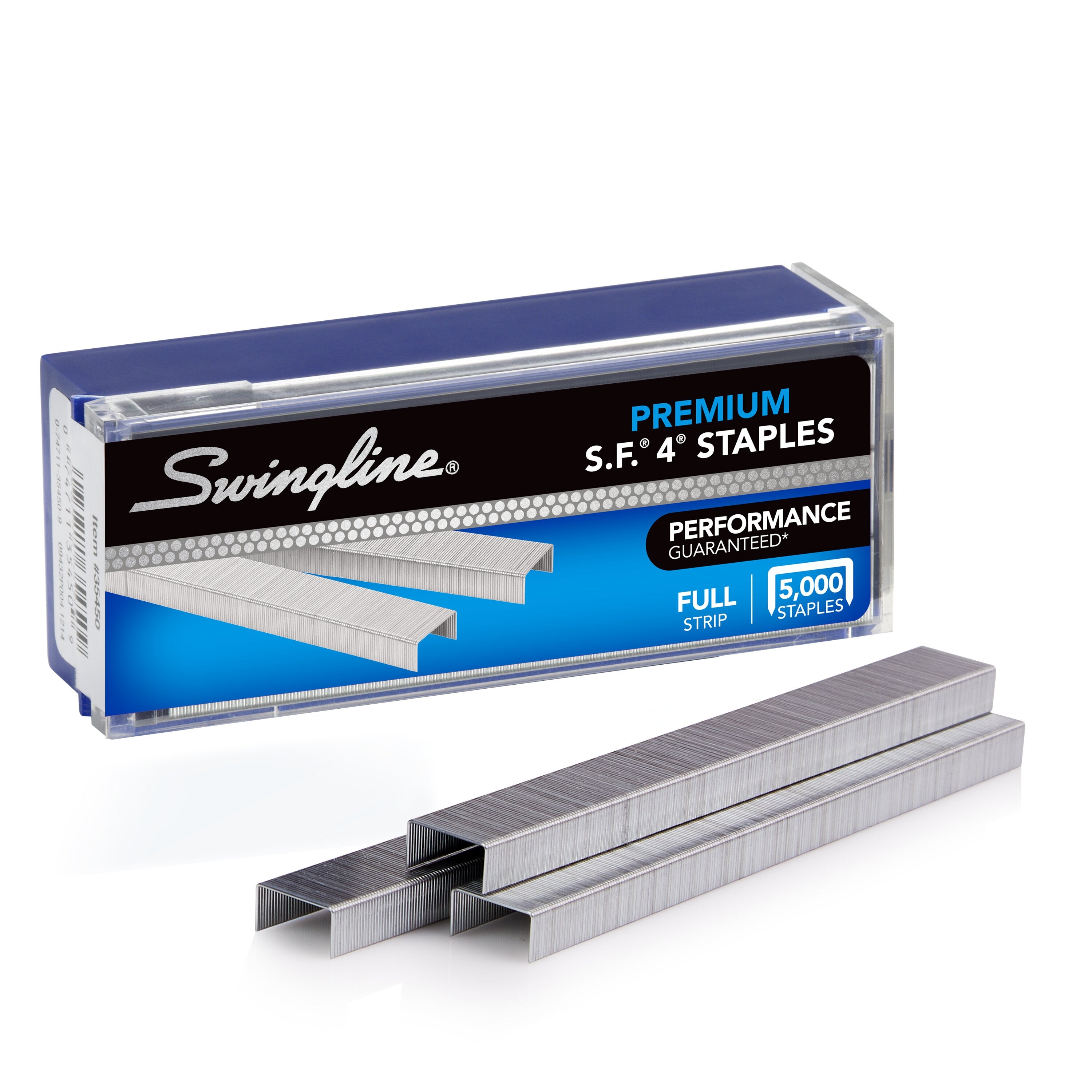 Swingline® S.F.® 4® Premium Staples, 1/4" Length, 210 Per Strip, 5,000/Box, 20 Pack - Office Stapling Essential