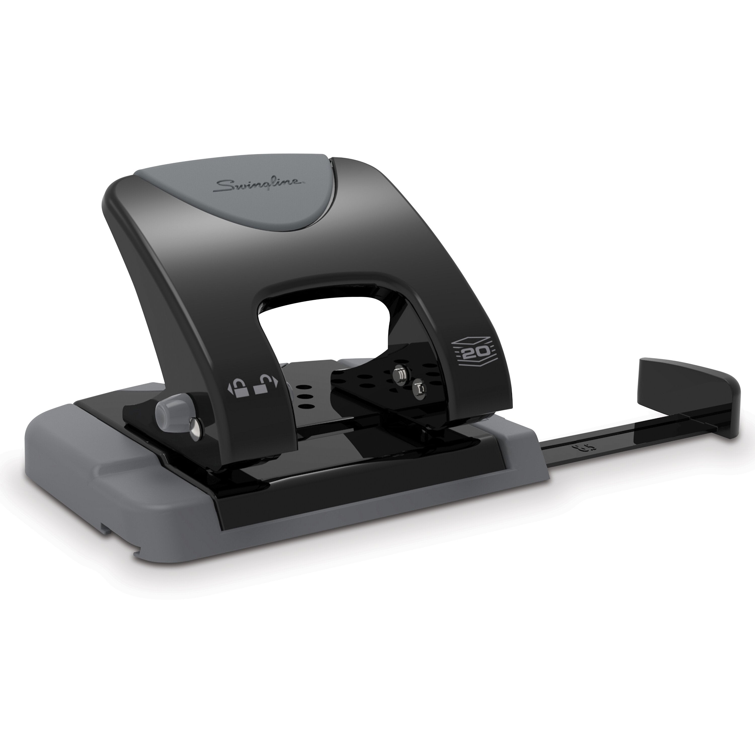 Swingline® SmartTouch™ 2-Hole Punch - Low Force, 20 Sheet