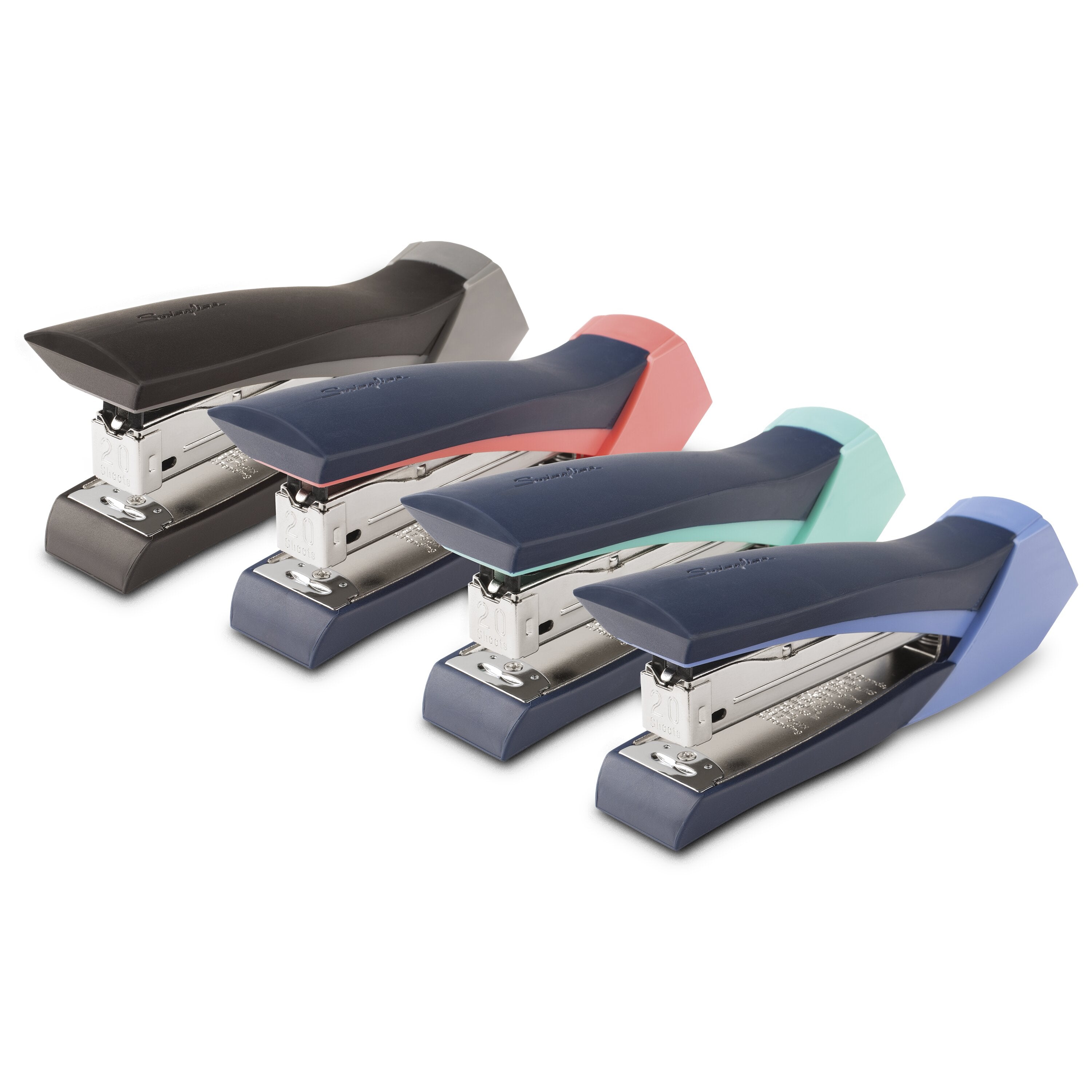 Swingline® SmoothGrip™ Stapler - 20 Sheet Capacity - Color Chosen For You