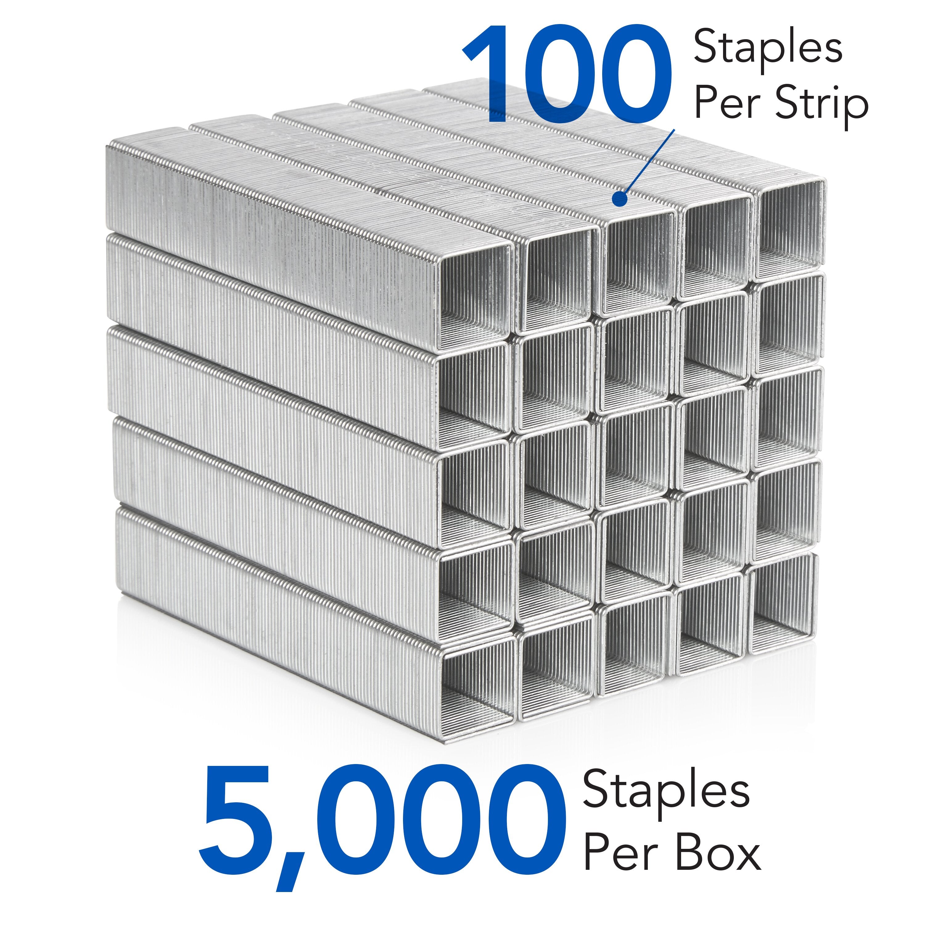 Swingline® Heavy Duty Staples, 1/2" Leg Length, 5,000/Box