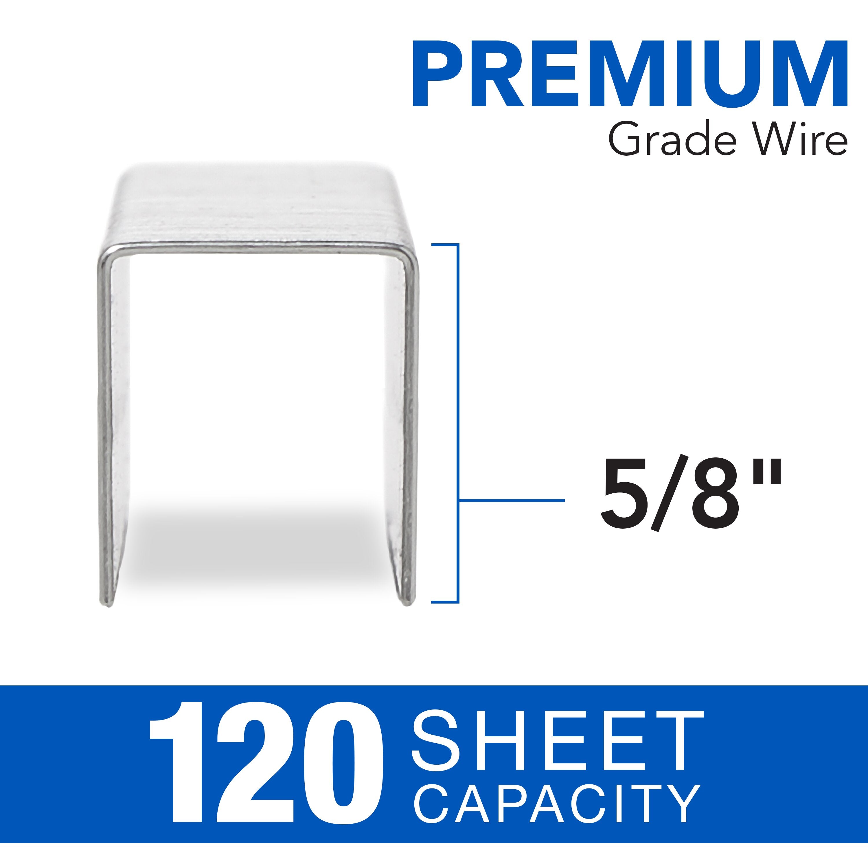 Swingline® LightTouch® Heavy Duty Staples - 5/8" Leg Length - 2,500 Staples/Box