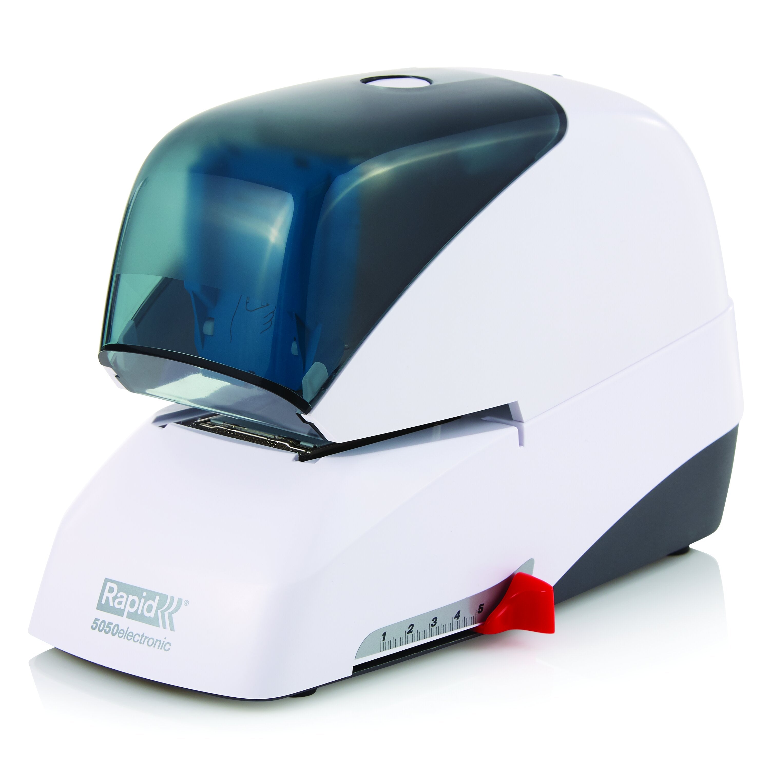 Rapid® 5050e Electric Cartridge Stapler - White, 60 Sheets