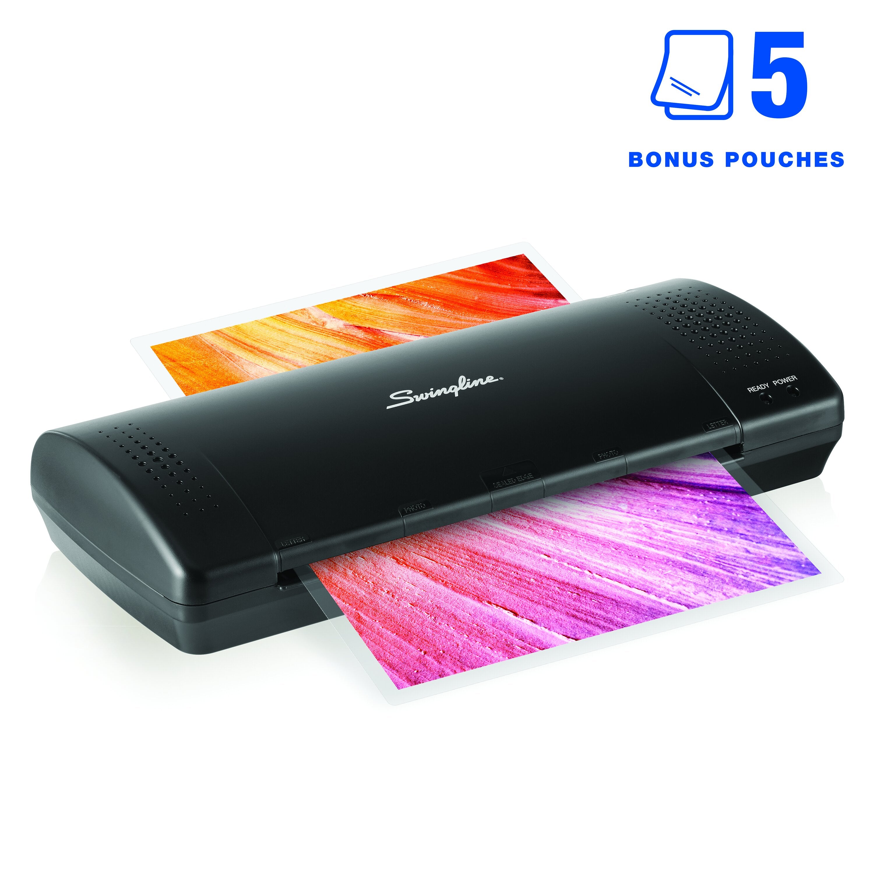 Swingline® Inspire™ Plus Laminator - Model 9M - Thermal Pouch - Black