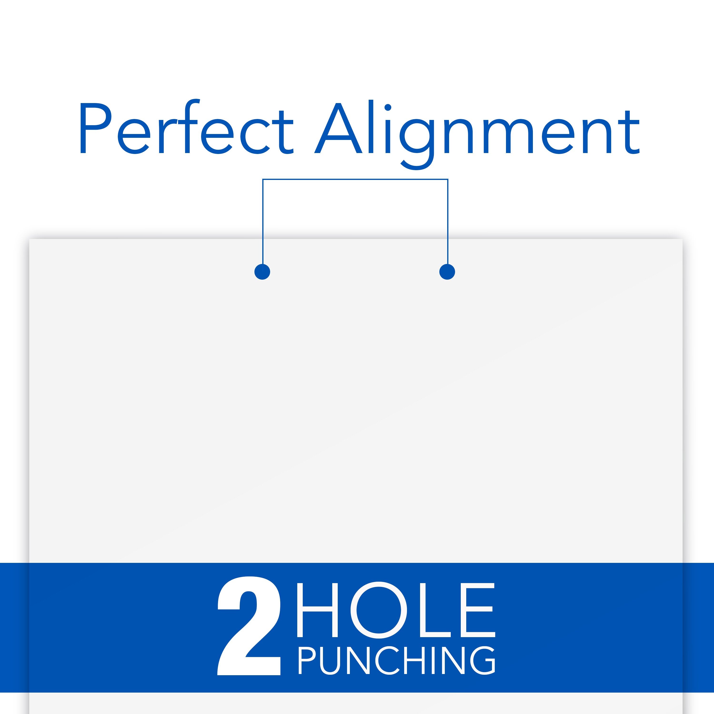 Swingline® Comfort Handle 2-Hole Punch, Model CH-200, Manual Punch