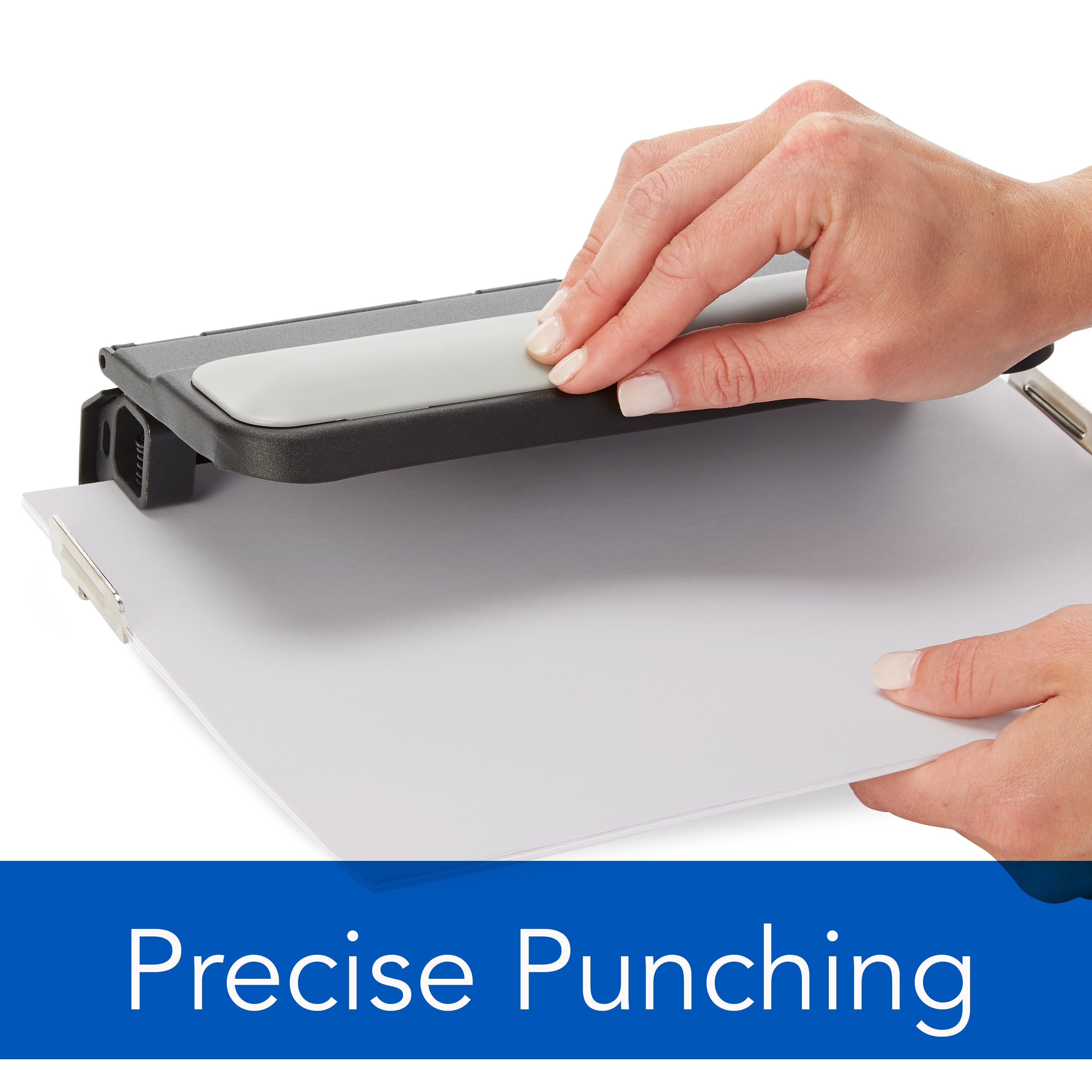 Swingline® Easy Touch™ Heavy Duty Punch, 2-7 Holes, Adjustable Centers, 32 Sheets