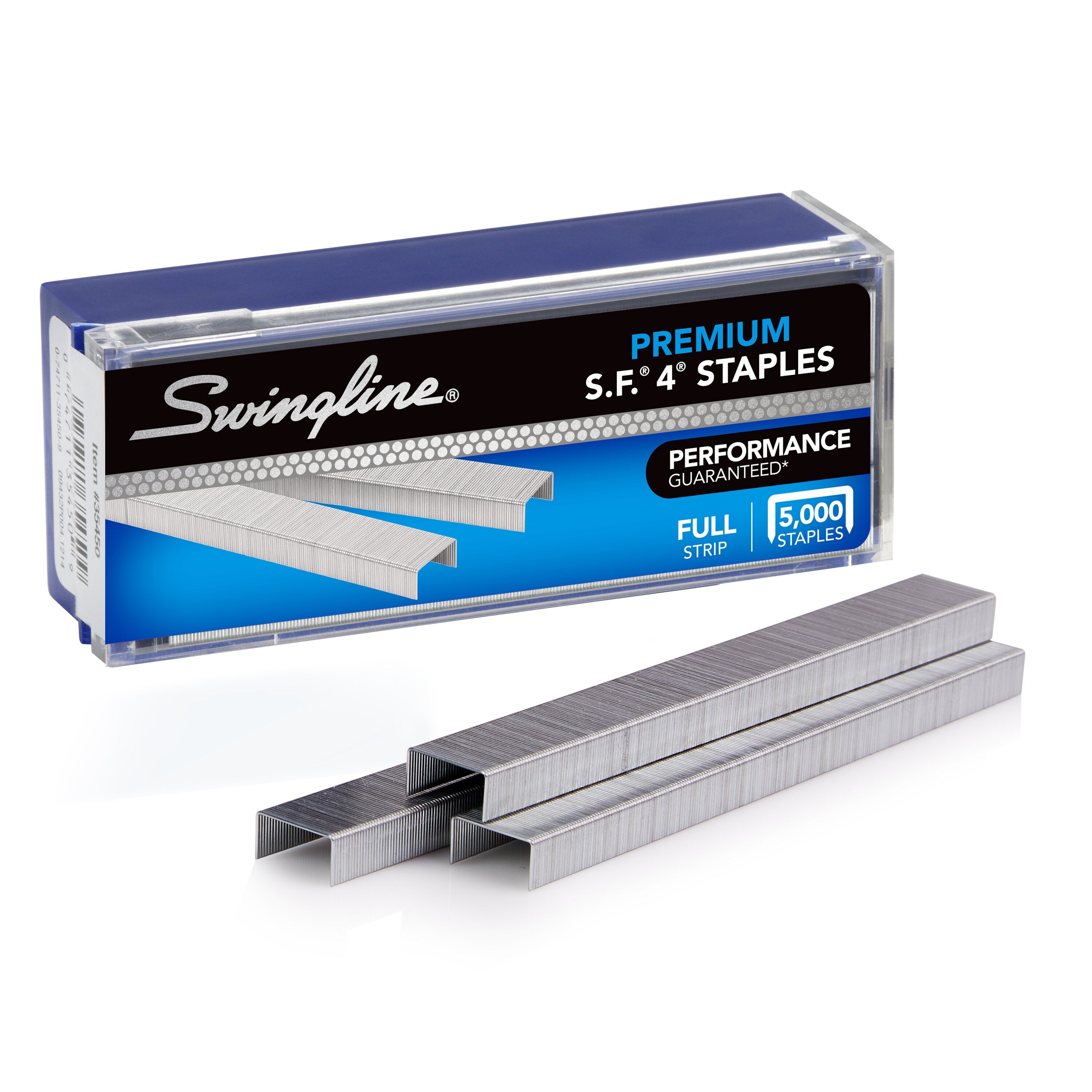 Swingline® S.F.® 4® Premium Staples, 1/4" Length, 210 Per Strip, 5,000/Box, 2 Pack - Stapling Essentials