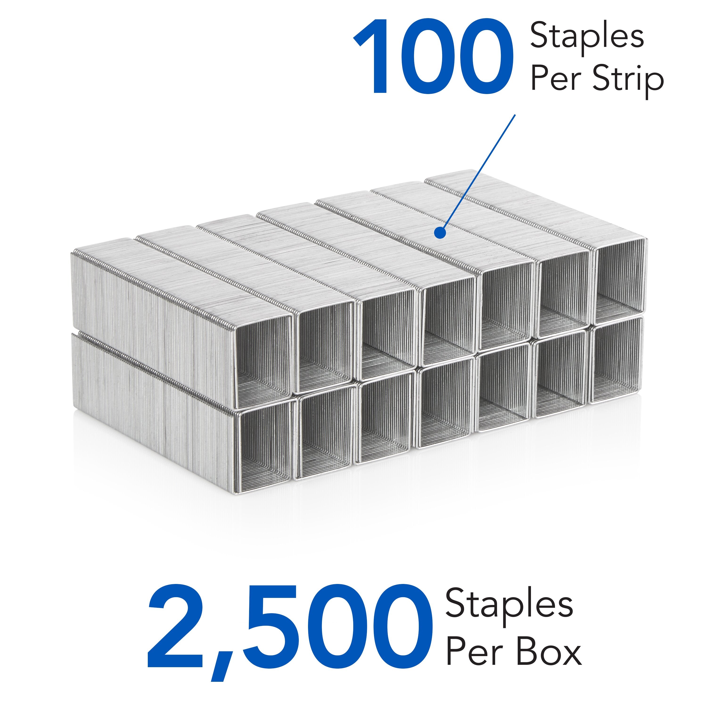 Swingline® LightTouch® Heavy Duty Staples - 5/8" Leg Length - 2,500 Staples/Box