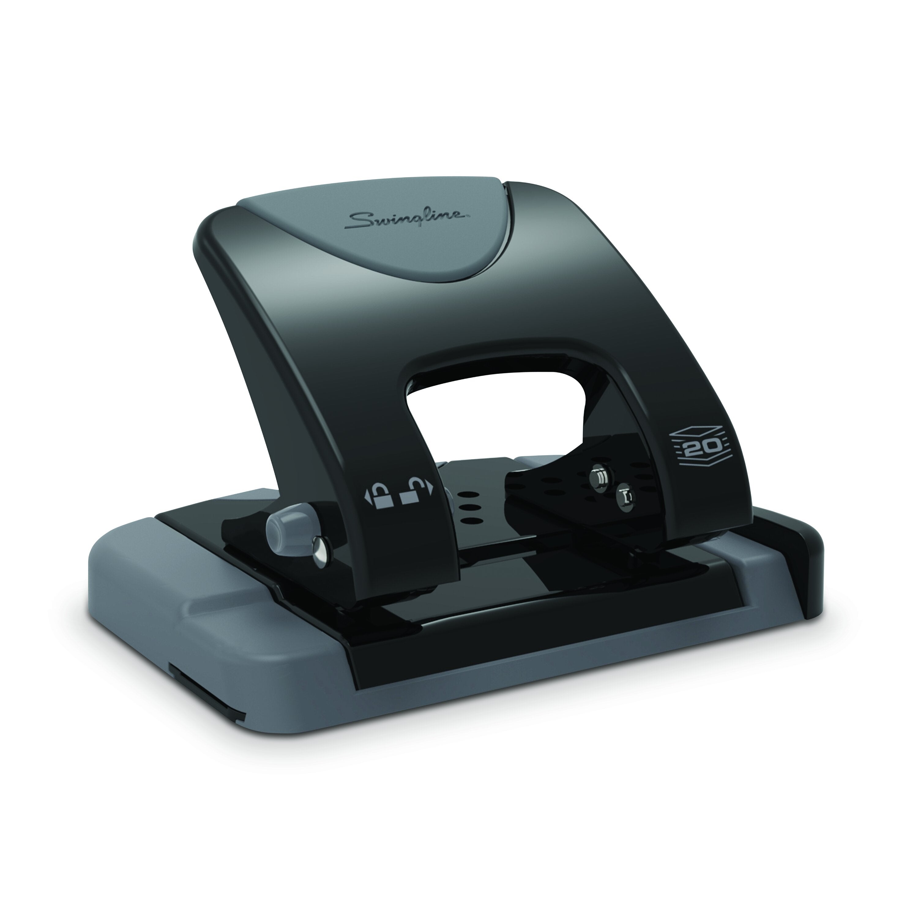 Swingline® SmartTouch™ 2-Hole Punch - Low Force, 20 Sheet